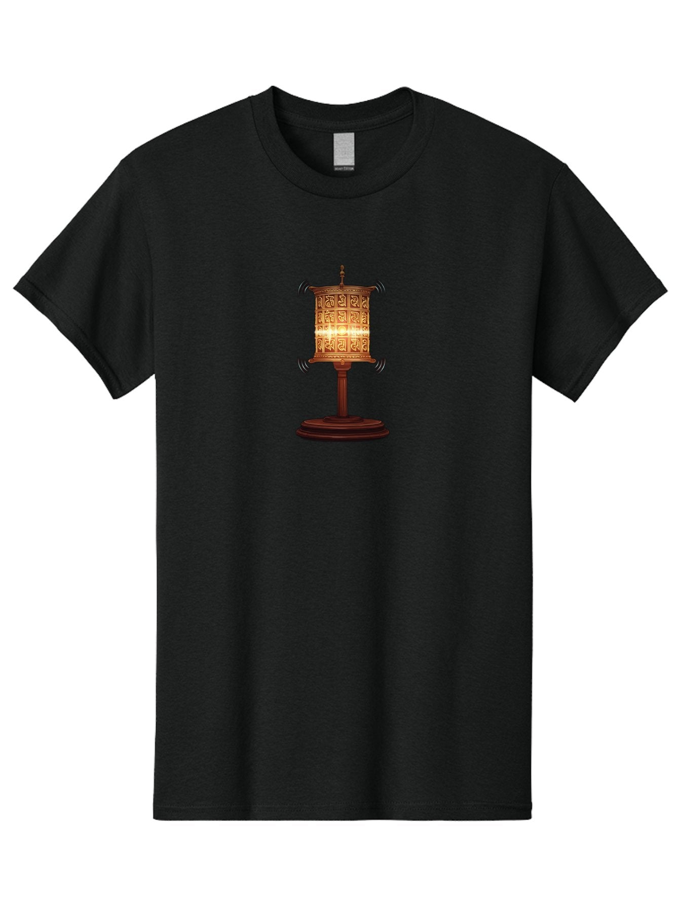 Tibetan-Prayer-Wheel Men'S Graphic Tee, 100% Cotton, Comfortable Casual Summer Wear, Machine Washable, Vintage Camera, Old Camera, Antique Camera, Black Camera, Classic Photography, Photography Equipment, Nostalgic Device, Film Camera, Bah256 5