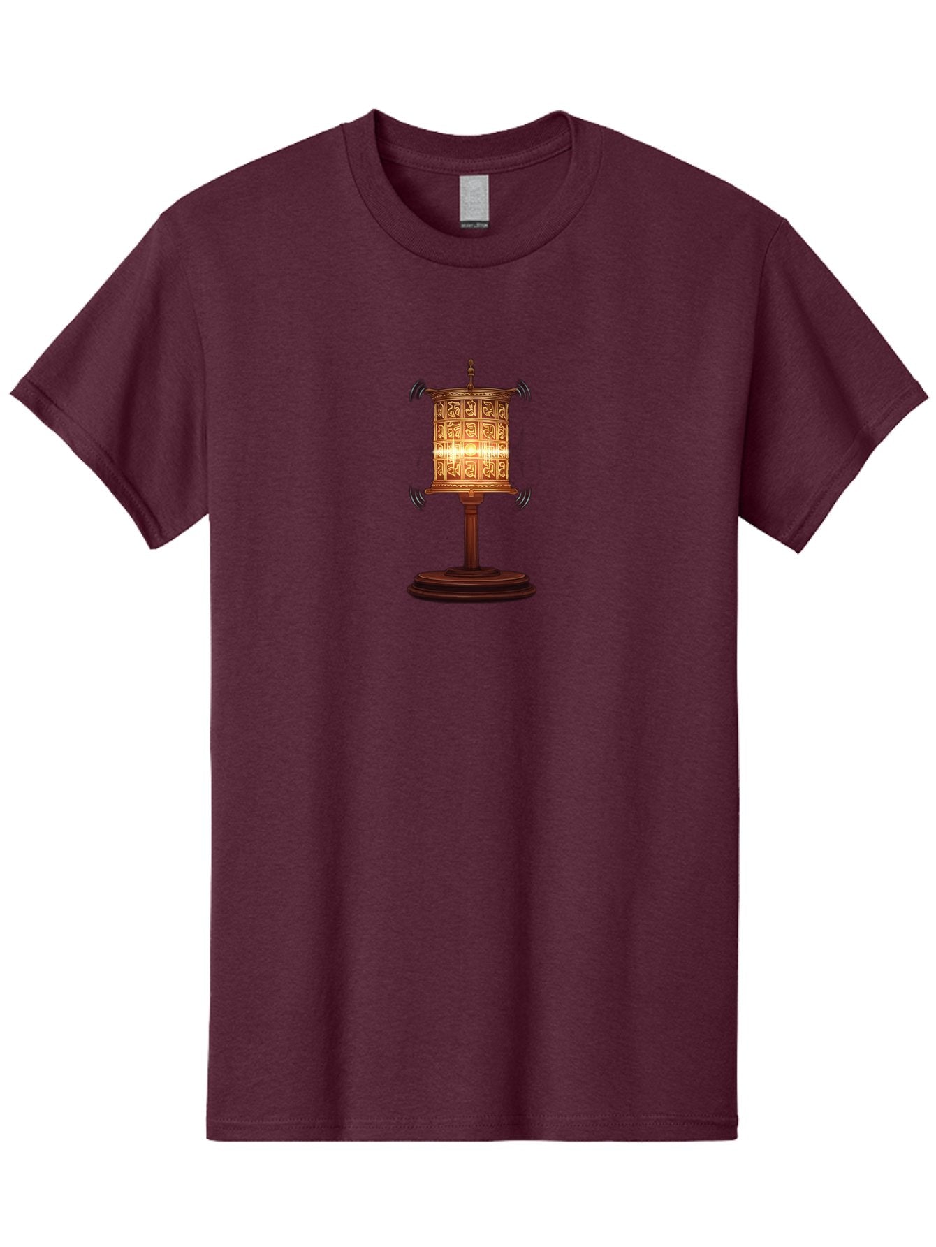 Tibetan-Prayer-Wheel Men'S Graphic Tee, 100% Cotton, Comfortable Casual Summer Wear, Machine Washable, Vintage Camera, Old Camera, Antique Camera, Black Camera, Classic Photography, Photography Equipment, Nostalgic Device, Film Camera, Bah256 12