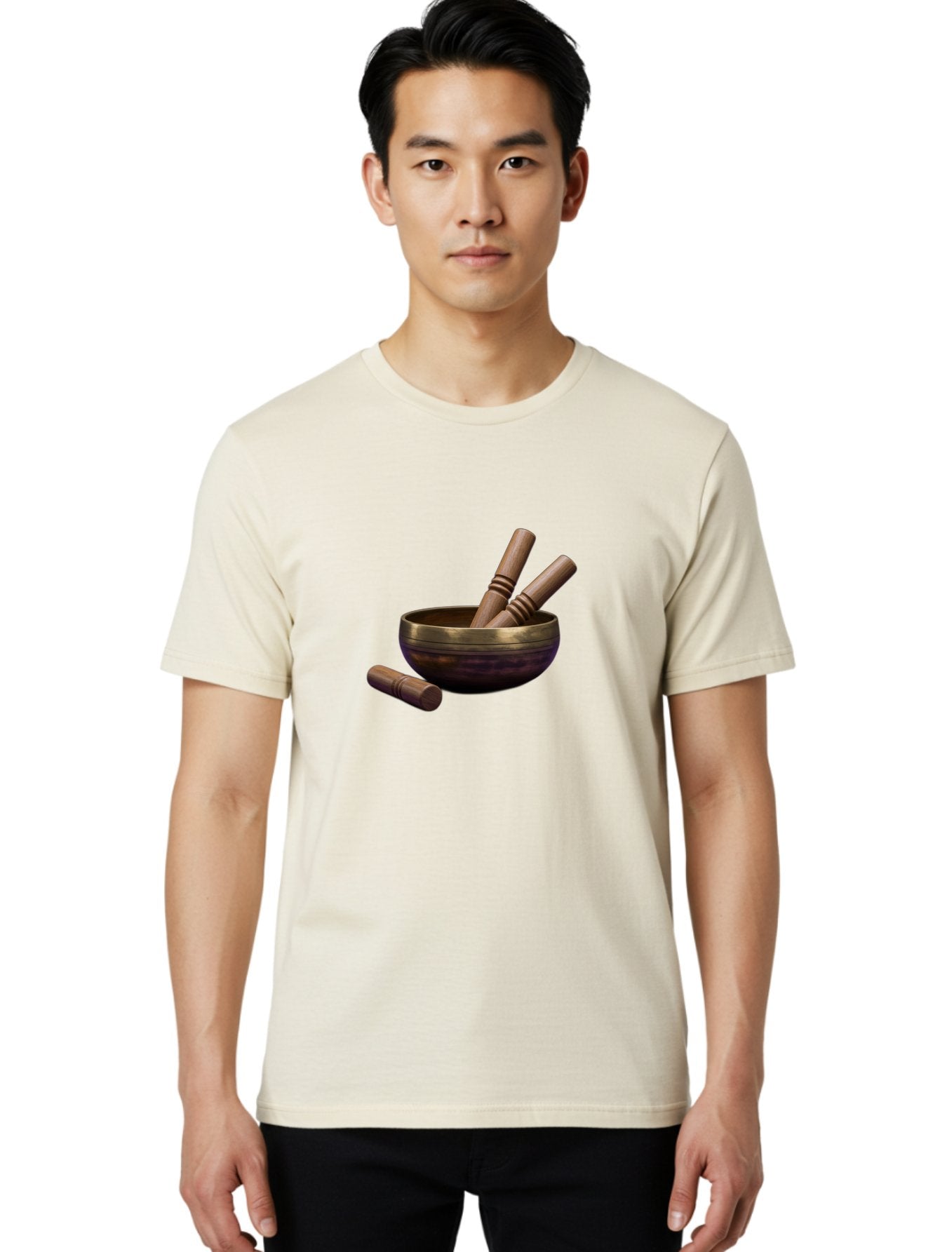 Tibetan-Singing-Bowl Men'S Graphic Tee, 100% Cotton, Comfortable Casual Summer Wear, Machine Washable, Vintage Camera, Old Camera, Antique Camera, Black Camera, Classic Photography, Photography Equipment, Nostalgic Device, Film Camera, Bah257 25