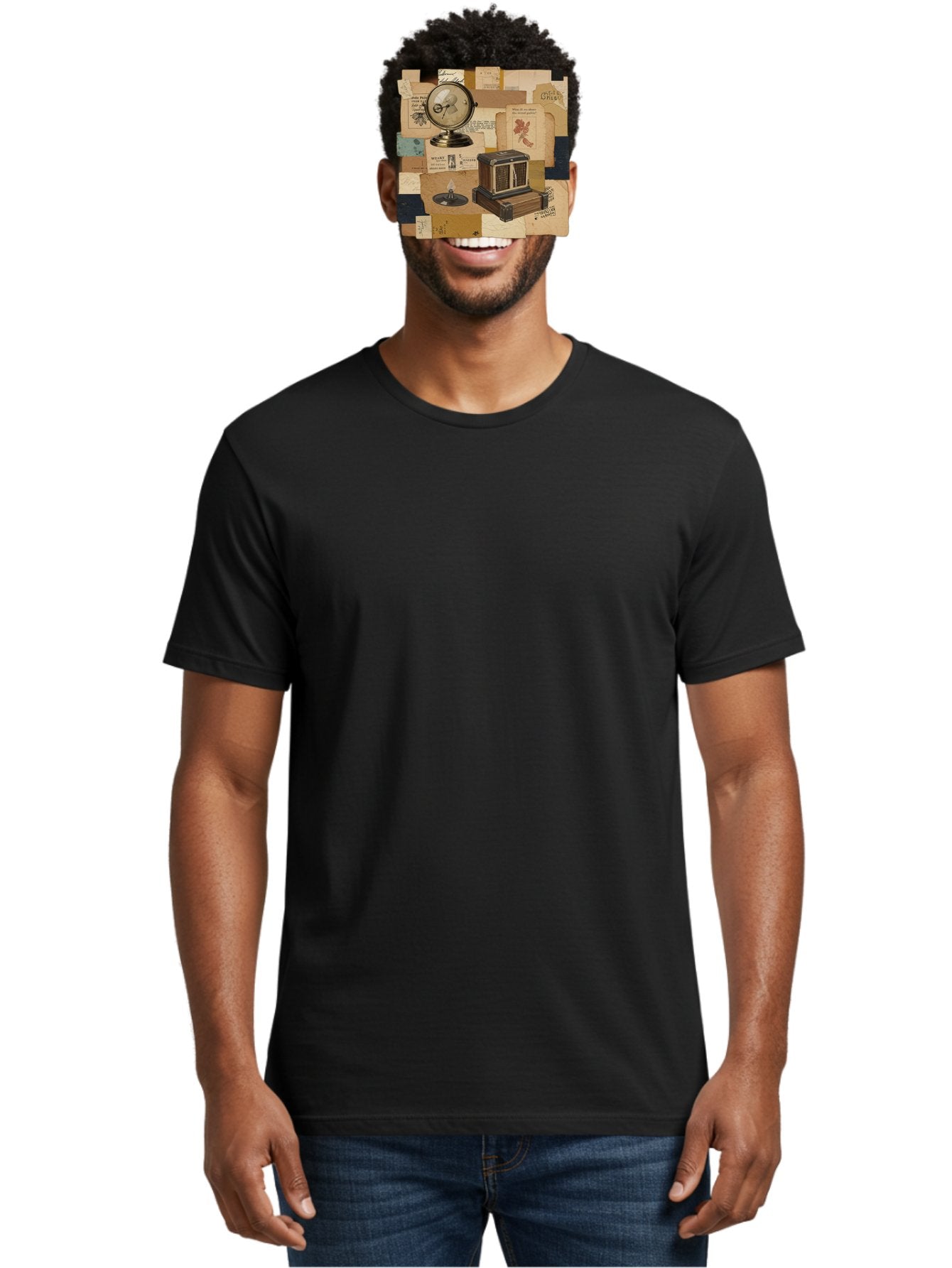 Timepiece-Cage-And-Candle Men'S Graphic Tee, 100% Cotton, Comfortable Casual Summer Wear, Machine Washable, Vintage Camera, Old Camera, Antique Camera, Black Camera, Classic Photography, Photography Equipment, Nostalgic Device, Film Camera, Bah265 28