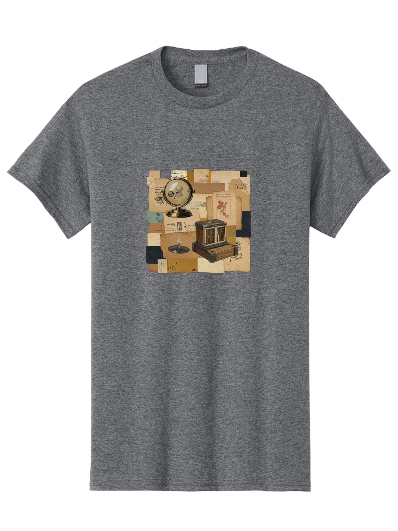 Timepiece-Cage-And-Candle Men'S Graphic Tee, 100% Cotton, Comfortable Casual Summer Wear, Machine Washable, Vintage Camera, Old Camera, Antique Camera, Black Camera, Classic Photography, Photography Equipment, Nostalgic Device, Film Camera, Bah265
