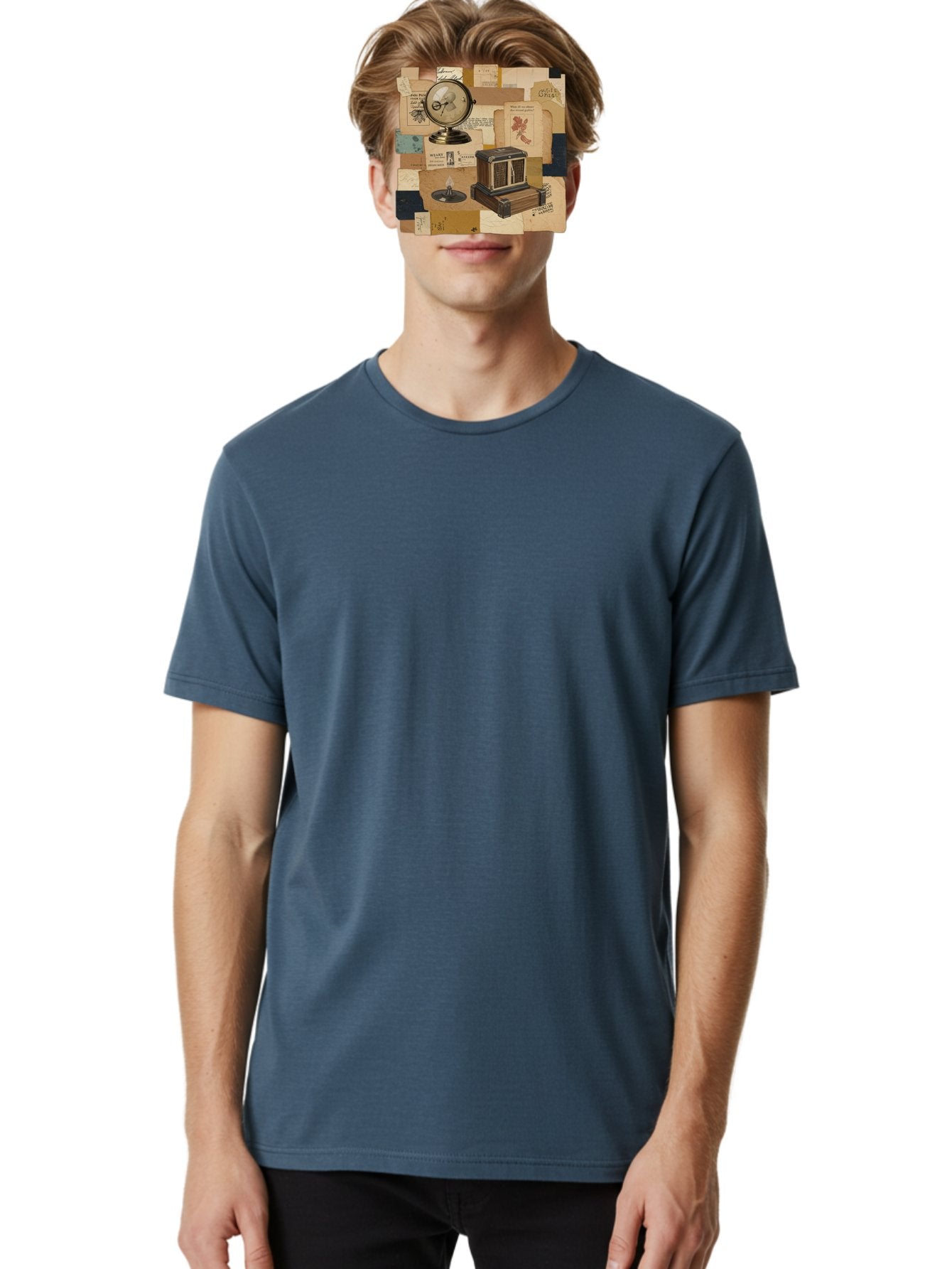 Timepiece-Cage-And-Candle Men'S Graphic Tee, 100% Cotton, Comfortable Casual Summer Wear, Machine Washable, Vintage Camera, Old Camera, Antique Camera, Black Camera, Classic Photography, Photography Equipment, Nostalgic Device, Film Camera, Bah265 30