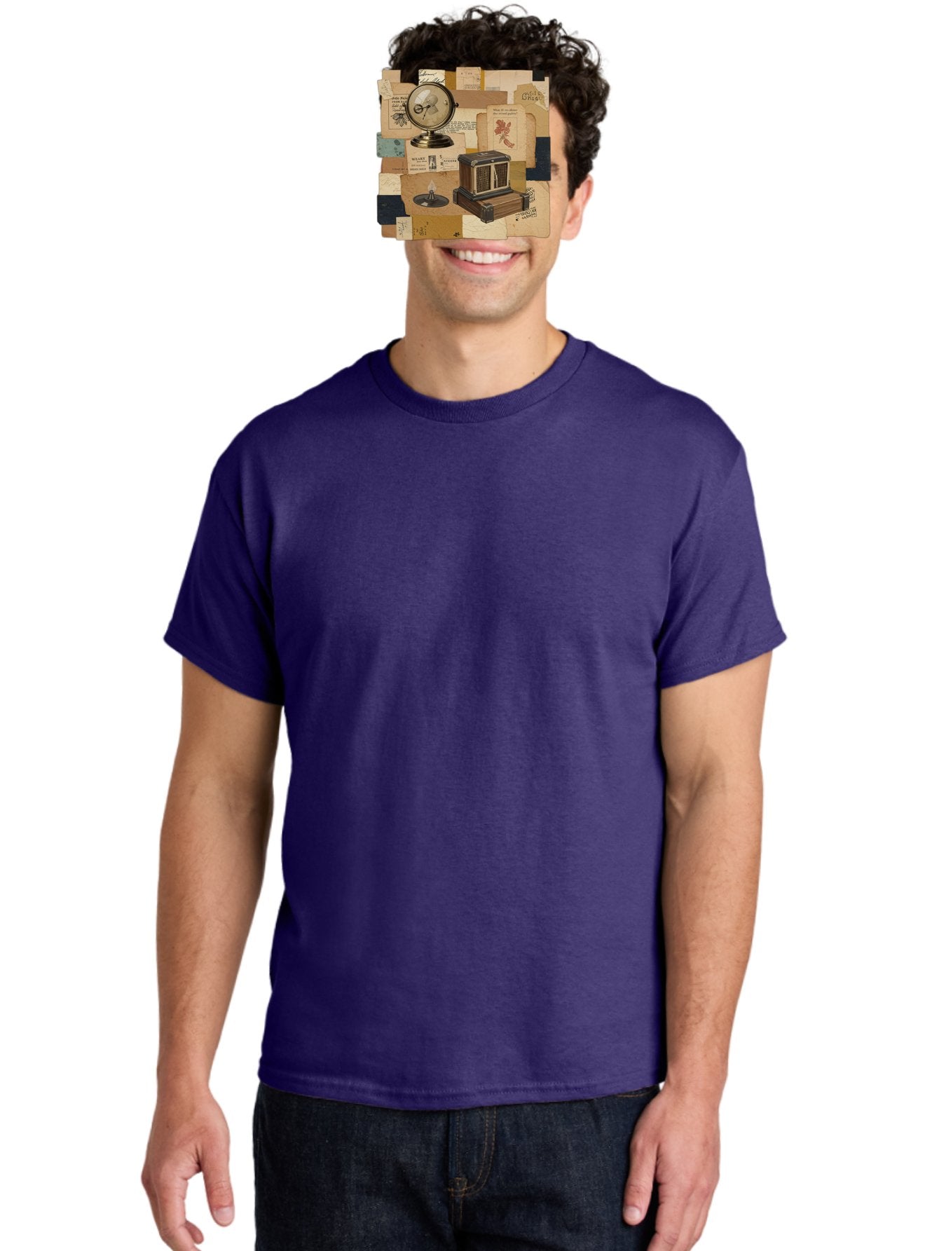 Timepiece-Cage-And-Candle Men'S Graphic Tee, 100% Cotton, Comfortable Casual Summer Wear, Machine Washable, Vintage Camera, Old Camera, Antique Camera, Black Camera, Classic Photography, Photography Equipment, Nostalgic Device, Film Camera, Bah265 17