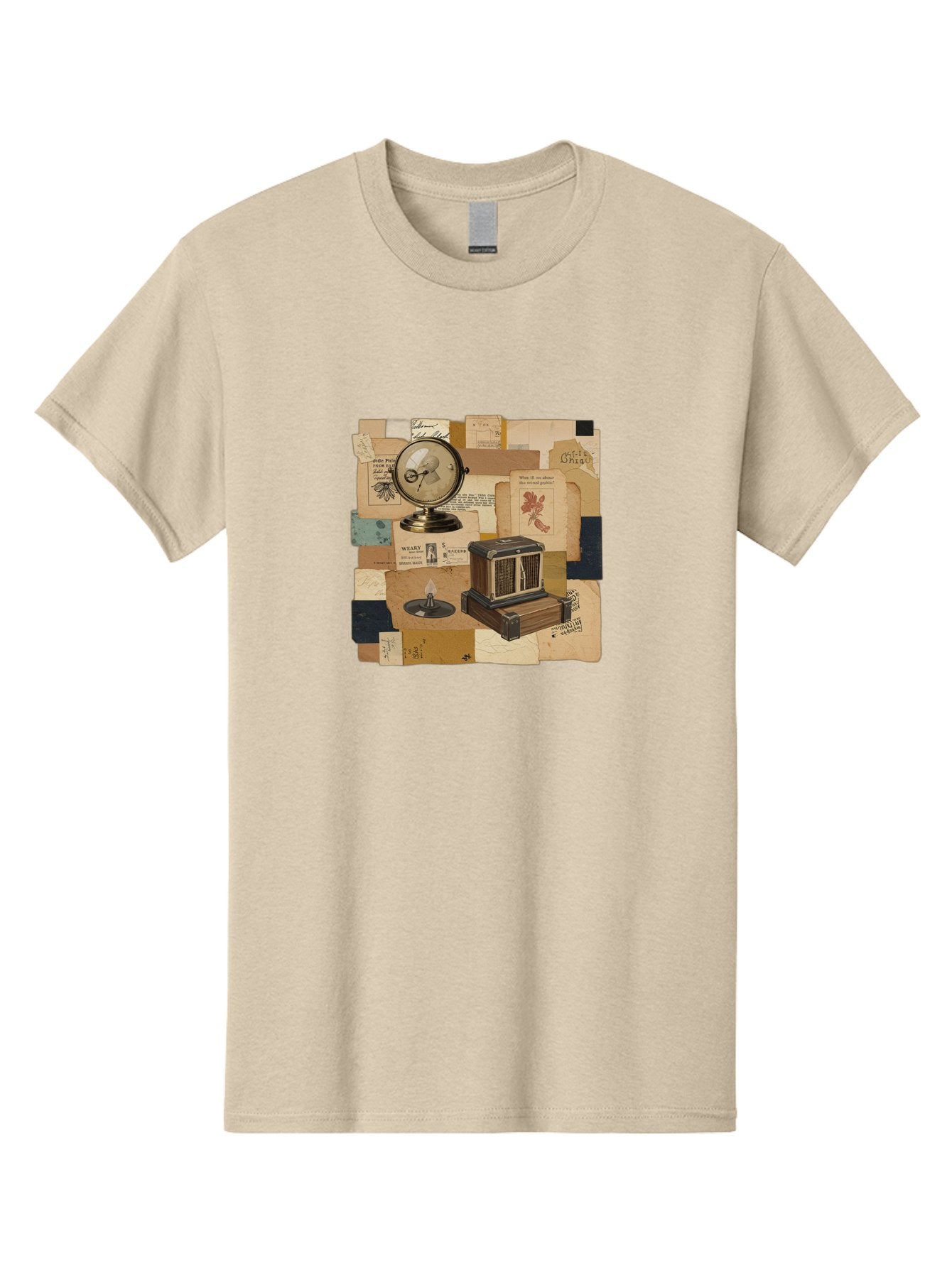 Timepiece-Cage-And-Candle Men'S Graphic Tee, 100% Cotton, Comfortable Casual Summer Wear, Machine Washable, Vintage Camera, Old Camera, Antique Camera, Black Camera, Classic Photography, Photography Equipment, Nostalgic Device, Film Camera, Bah265 13