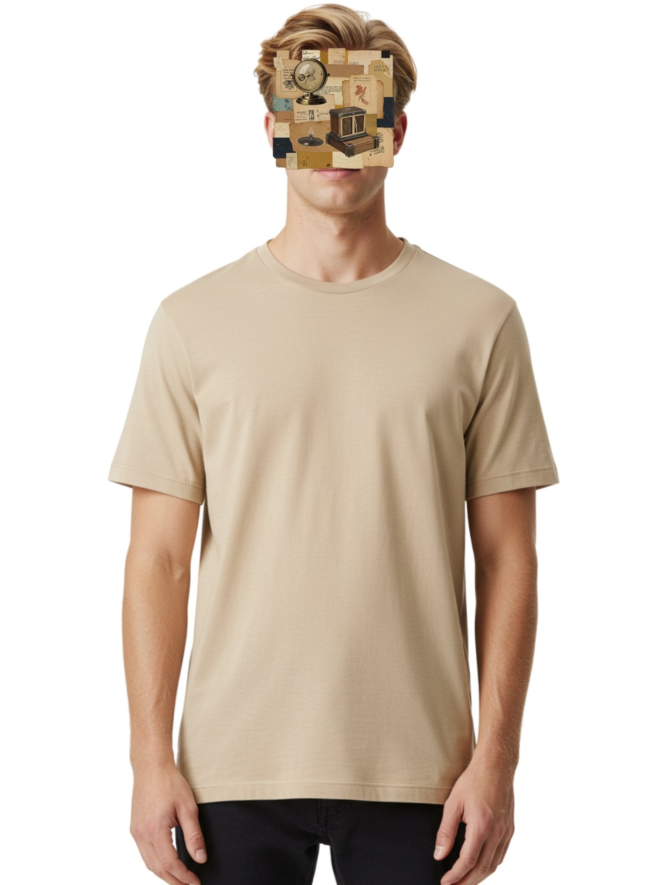 Timepiece-Cage-And-Candle Men'S Graphic Tee, 100% Cotton, Comfortable Casual Summer Wear, Machine Washable, Vintage Camera, Old Camera, Antique Camera, Black Camera, Classic Photography, Photography Equipment, Nostalgic Device, Film Camera, Bah265 20