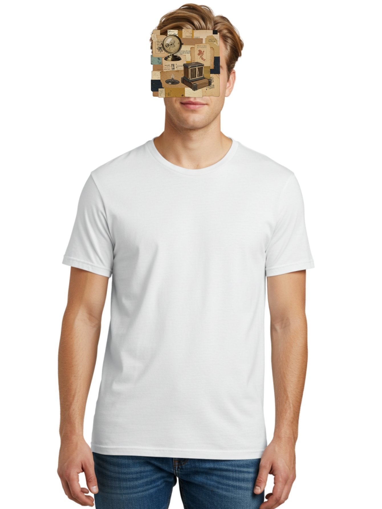 Timepiece-Cage-And-Candle Men'S Graphic Tee, 100% Cotton, Comfortable Casual Summer Wear, Machine Washable, Vintage Camera, Old Camera, Antique Camera, Black Camera, Classic Photography, Photography Equipment, Nostalgic Device, Film Camera, Bah265 19