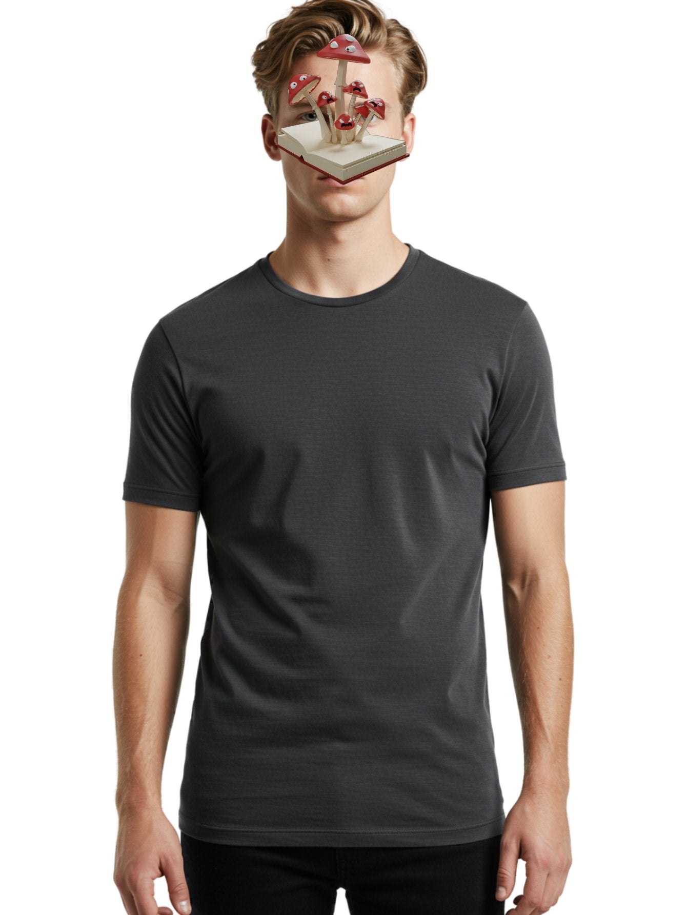 Toadstool Men'S Graphic Tee, 100% Cotton, Comfortable Casual Summer Wear, Machine Washable, Vintage Camera, Old Camera, Antique Camera, Black Camera, Classic Photography, Photography Equipment, Nostalgic Device, Film Camera, Camera Art Bah268 24