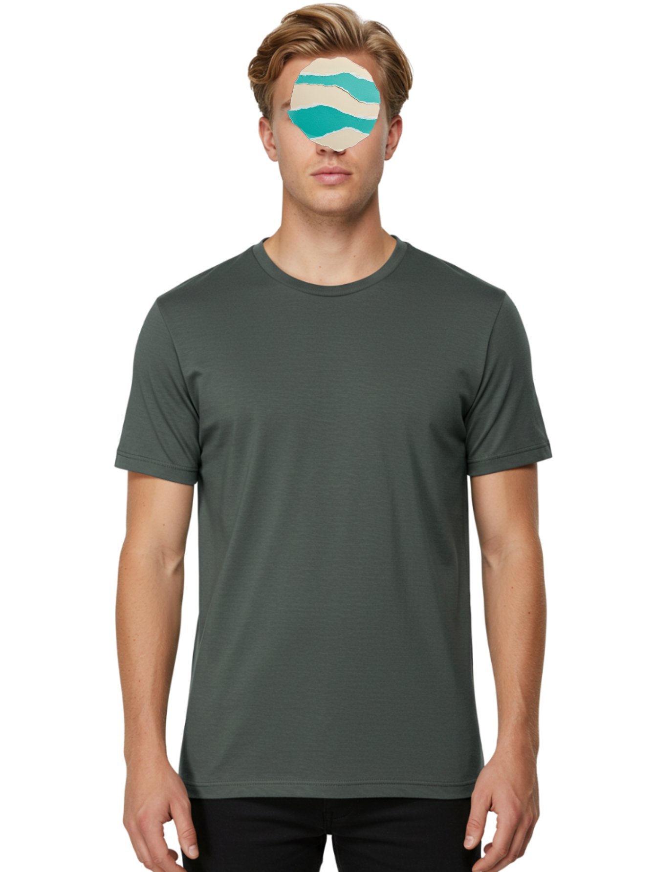 Torn-Paper-Circle Men'S Graphic Tee, 100% Cotton, Comfortable Casual Summer Wear, Machine Washable, Vintage Camera, Old Camera, Antique Camera, Black Camera, Classic Photography, Photography Equipment, Nostalgic Device, Film Camera, Camera Art Bah270 21