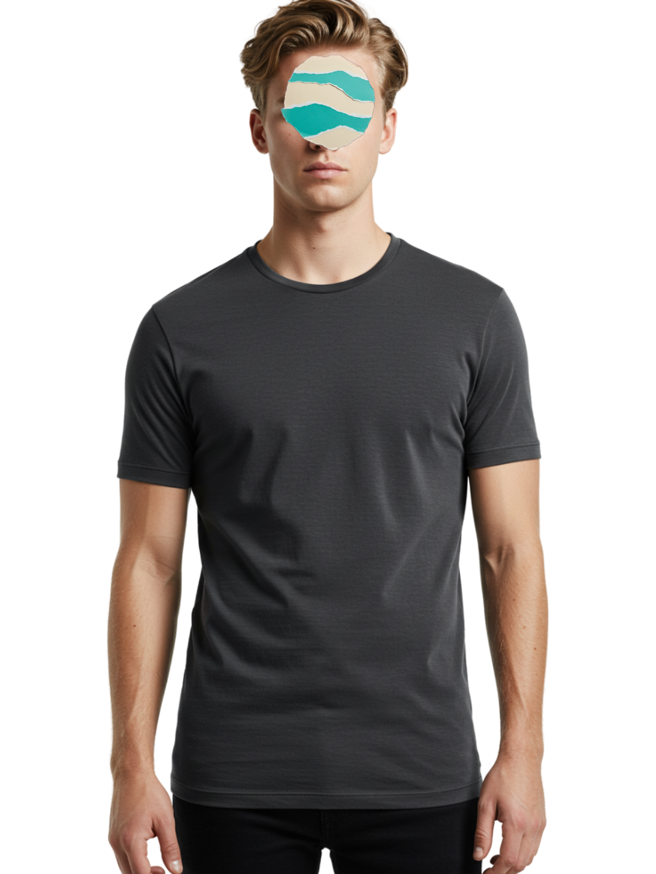 Torn-Paper-Circle Men'S Graphic Tee, 100% Cotton, Comfortable Casual Summer Wear, Machine Washable, Vintage Camera, Old Camera, Antique Camera, Black Camera, Classic Photography, Photography Equipment, Nostalgic Device, Film Camera, Camera Art Bah270 18