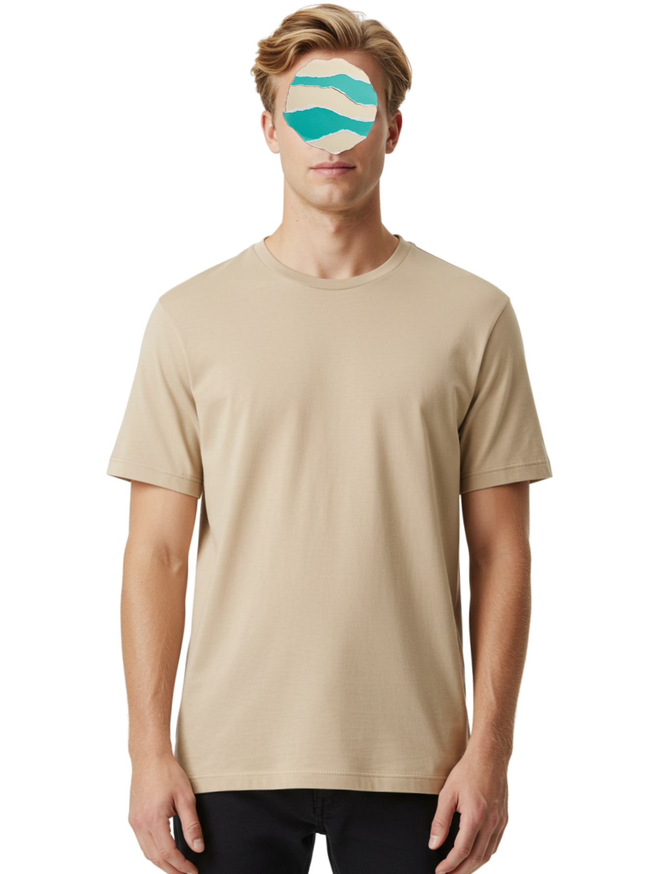 Torn-Paper-Circle Men'S Graphic Tee, 100% Cotton, Comfortable Casual Summer Wear, Machine Washable, Vintage Camera, Old Camera, Antique Camera, Black Camera, Classic Photography, Photography Equipment, Nostalgic Device, Film Camera, Camera Art Bah270 27