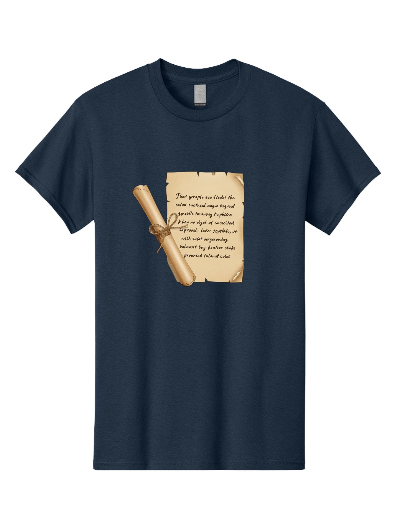 Torn-Parchment-With-Nonsense-Text Men'S Graphic Tee, 100% Cotton, Comfortable Casual Summer Wear, Machine Washable, Vintage Camera, Old Camera, Antique Camera, Black Camera, Classic Photography, Photography Equipment, Nostalgic Device, Bah271 5