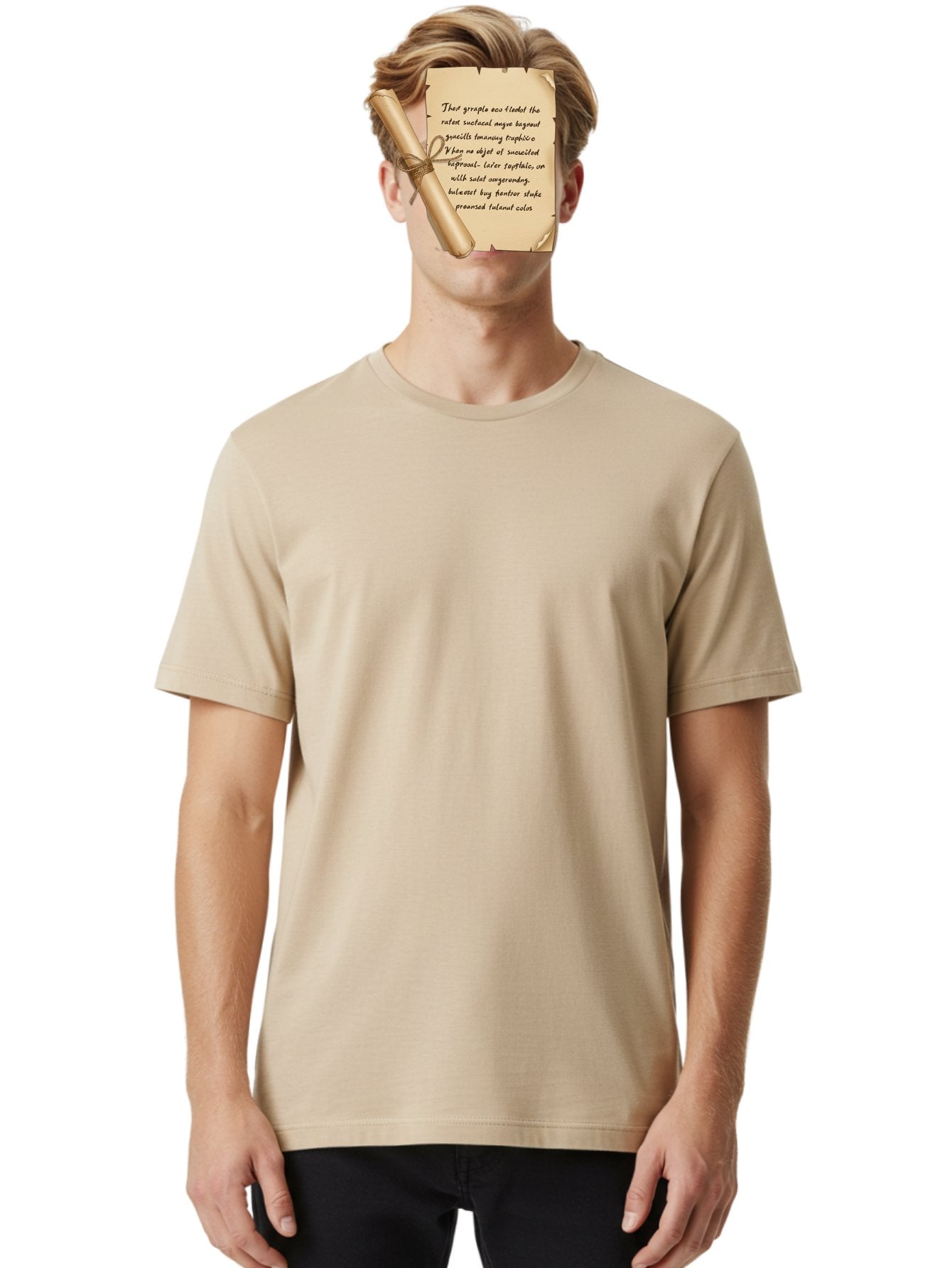 Torn-Parchment-With-Nonsense-Text Men'S Graphic Tee, 100% Cotton, Comfortable Casual Summer Wear, Machine Washable, Vintage Camera, Old Camera, Antique Camera, Black Camera, Classic Photography, Photography Equipment, Nostalgic Device, Bah271 20