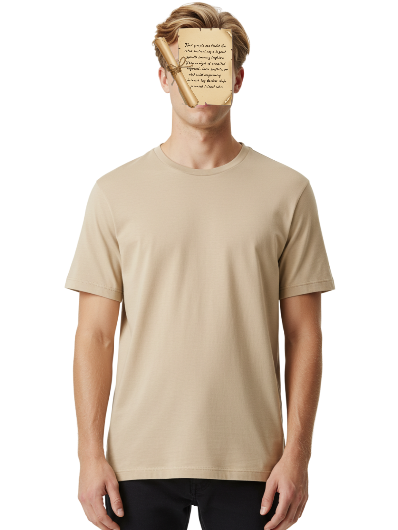 Torn-Parchment-With-Nonsense-Text Men'S Graphic Tee, 100% Cotton, Comfortable Casual Summer Wear, Machine Washable, Vintage Camera, Old Camera, Antique Camera, Black Camera, Classic Photography, Photography Equipment, Nostalgic Device, Bah271 30