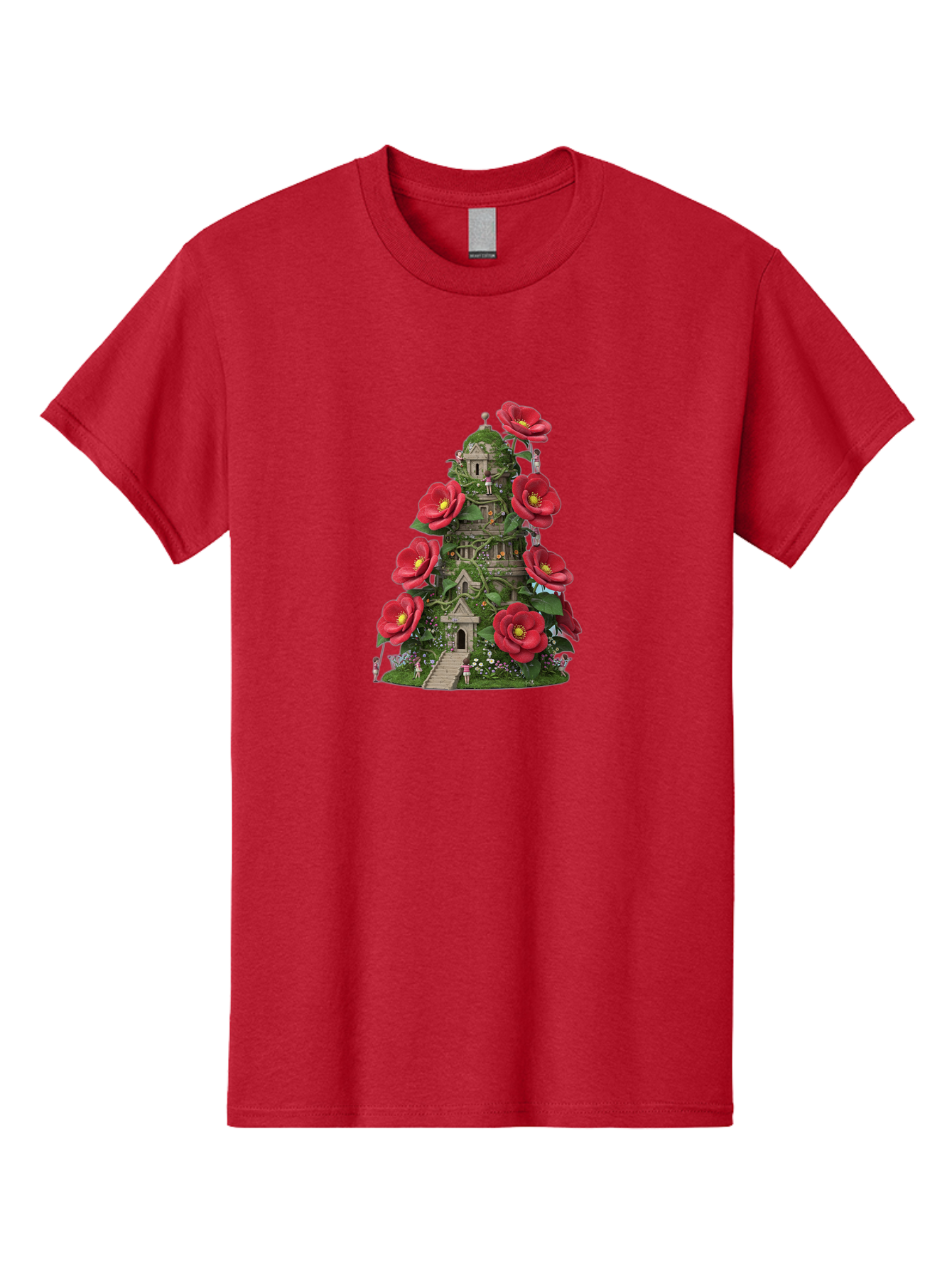 Tower-Of-Red-Flowers Men'S Graphic Tee, 100% Cotton, Comfortable Casual Summer Wear, Machine Washable, Vintage Camera, Old Camera, Antique Camera, Black Camera, Classic Photography, Photography Equipment, Nostalgic Device, Film Camera, Bah272 12