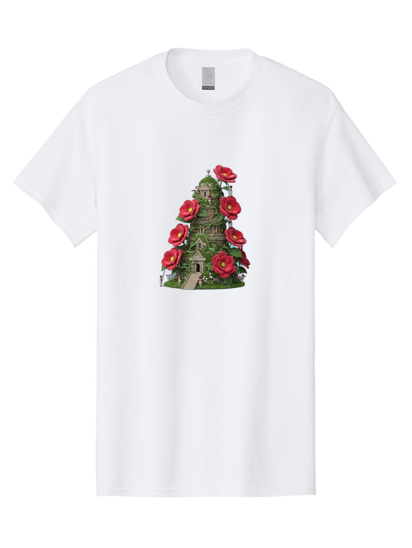Tower-Of-Red-Flowers Men'S Graphic Tee, 100% Cotton, Comfortable Casual Summer Wear, Machine Washable, Vintage Camera, Old Camera, Antique Camera, Black Camera, Classic Photography, Photography Equipment, Nostalgic Device, Film Camera, Bah272 6