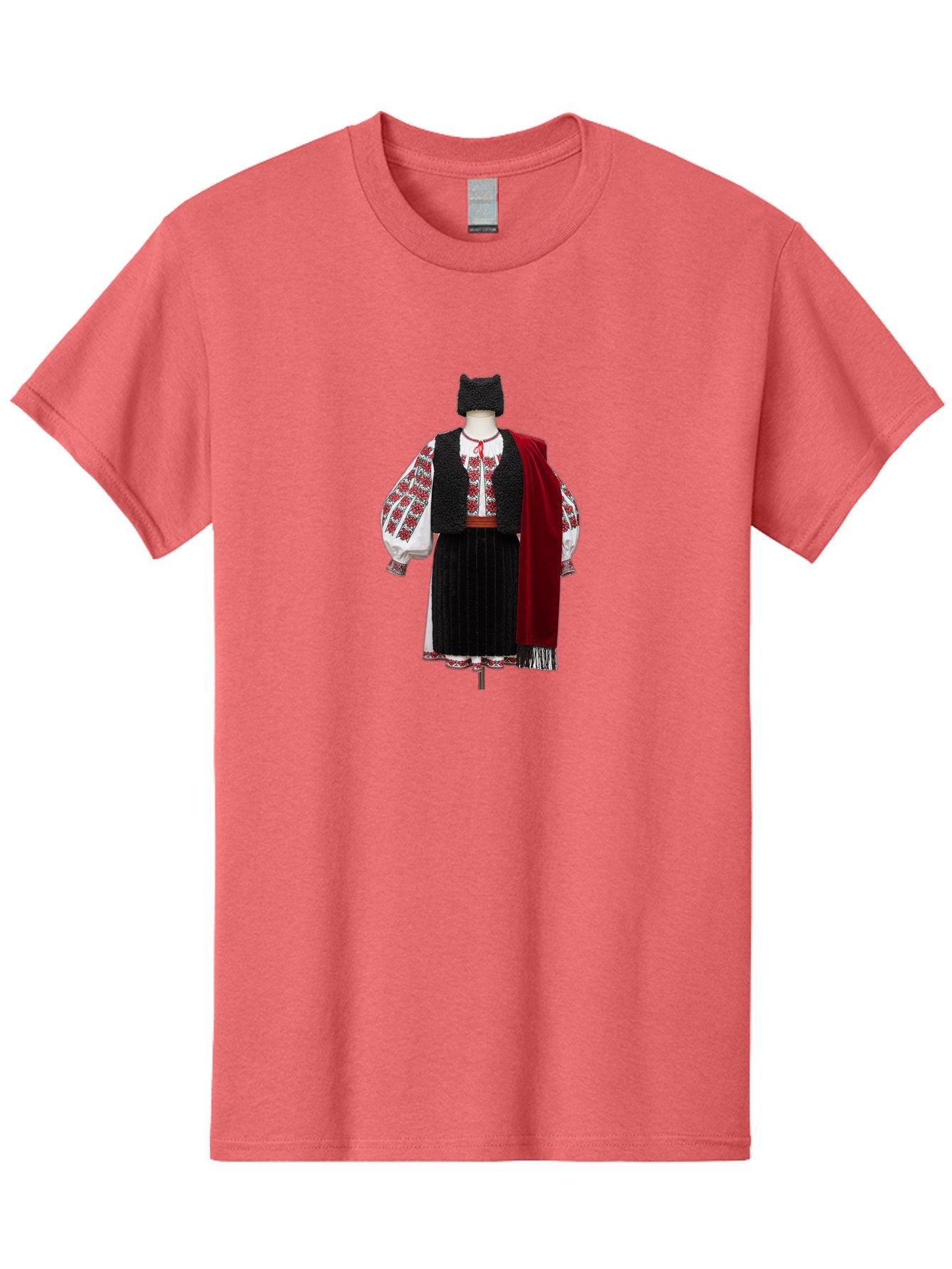 Traditional-Folk-Costume Men'S Graphic Tee, 100% Cotton, Comfortable Casual Summer Wear, Machine Washable, Vintage Camera, Old Camera, Antique Camera, Black Camera, Classic Photography, Photography Equipment, Nostalgic Device, Film Camera, Bah275 4