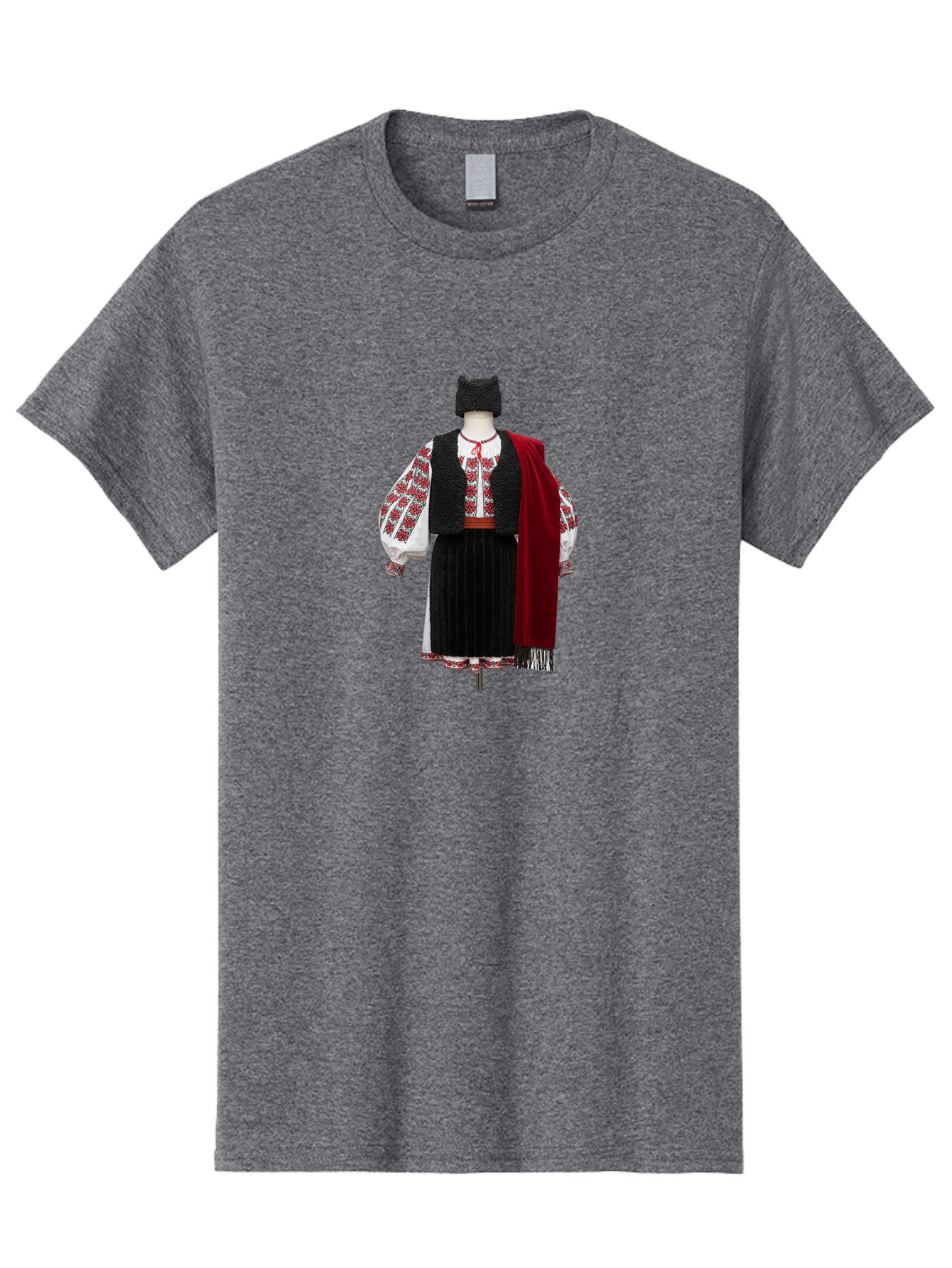 Traditional-Folk-Costume Men'S Graphic Tee, 100% Cotton, Comfortable Casual Summer Wear, Machine Washable, Vintage Camera, Old Camera, Antique Camera, Black Camera, Classic Photography, Photography Equipment, Nostalgic Device, Film Camera, Bah275 3