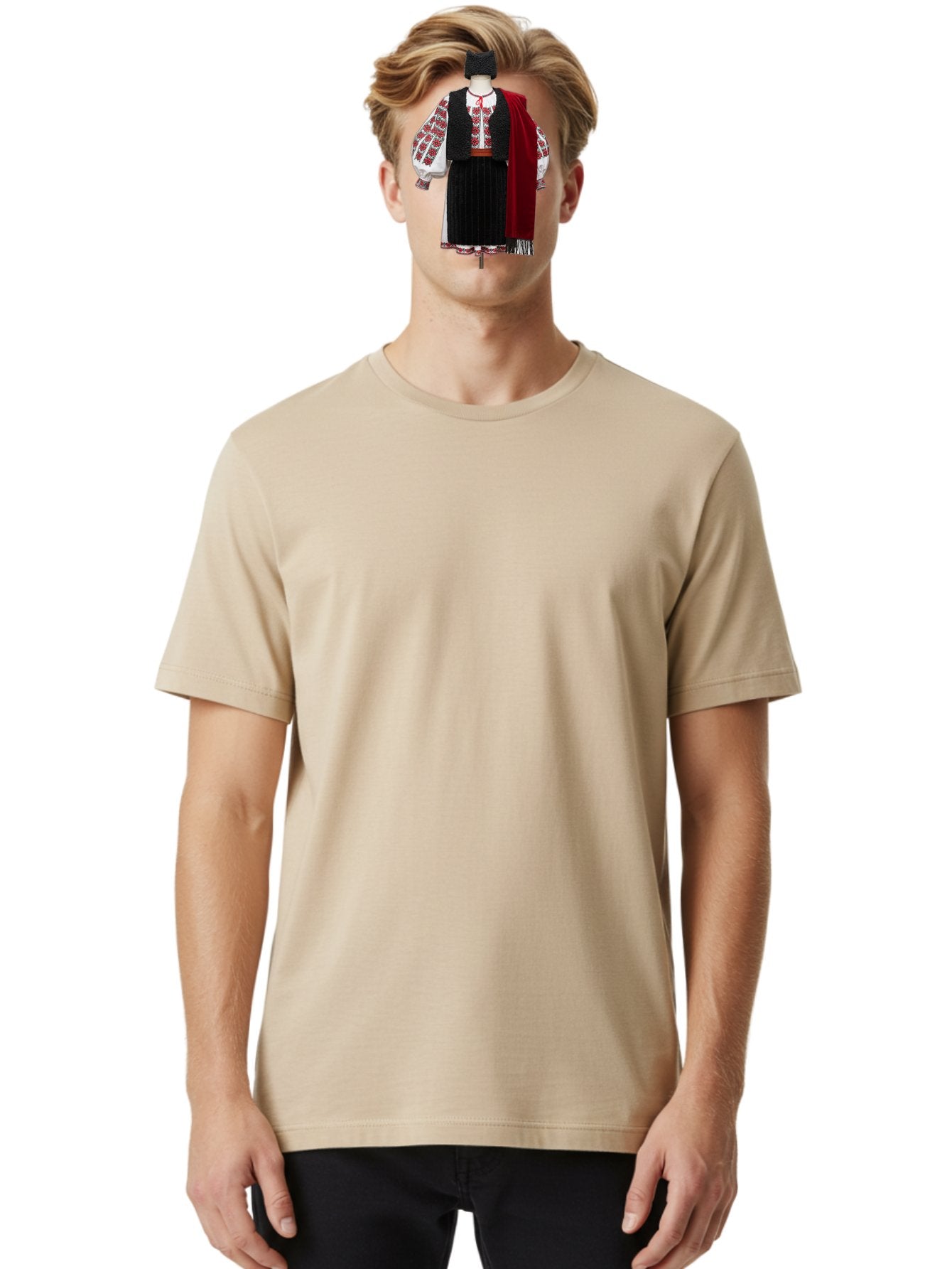 Traditional-Folk-Costume Men'S Graphic Tee, 100% Cotton, Comfortable Casual Summer Wear, Machine Washable, Vintage Camera, Old Camera, Antique Camera, Black Camera, Classic Photography, Photography Equipment, Nostalgic Device, Film Camera, Bah275 16