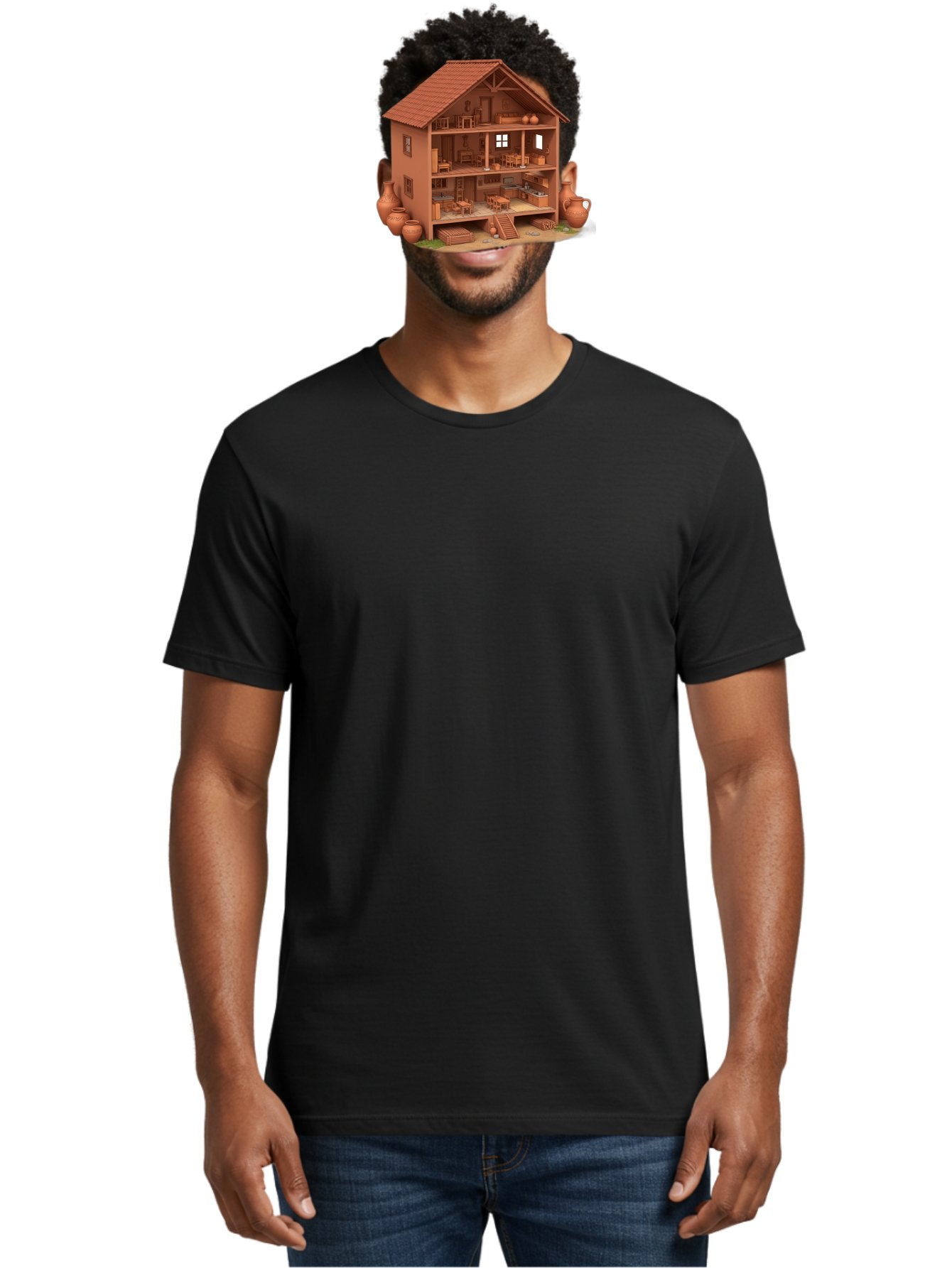 Traditional-House Men'S Graphic Tee, 100% Cotton, Comfortable Casual Summer Wear, Machine Washable, Vintage Camera, Old Camera, Antique Camera, Black Camera, Classic Photography, Photography Equipment, Nostalgic Device, Film Camera, Camera Art Bah276 24