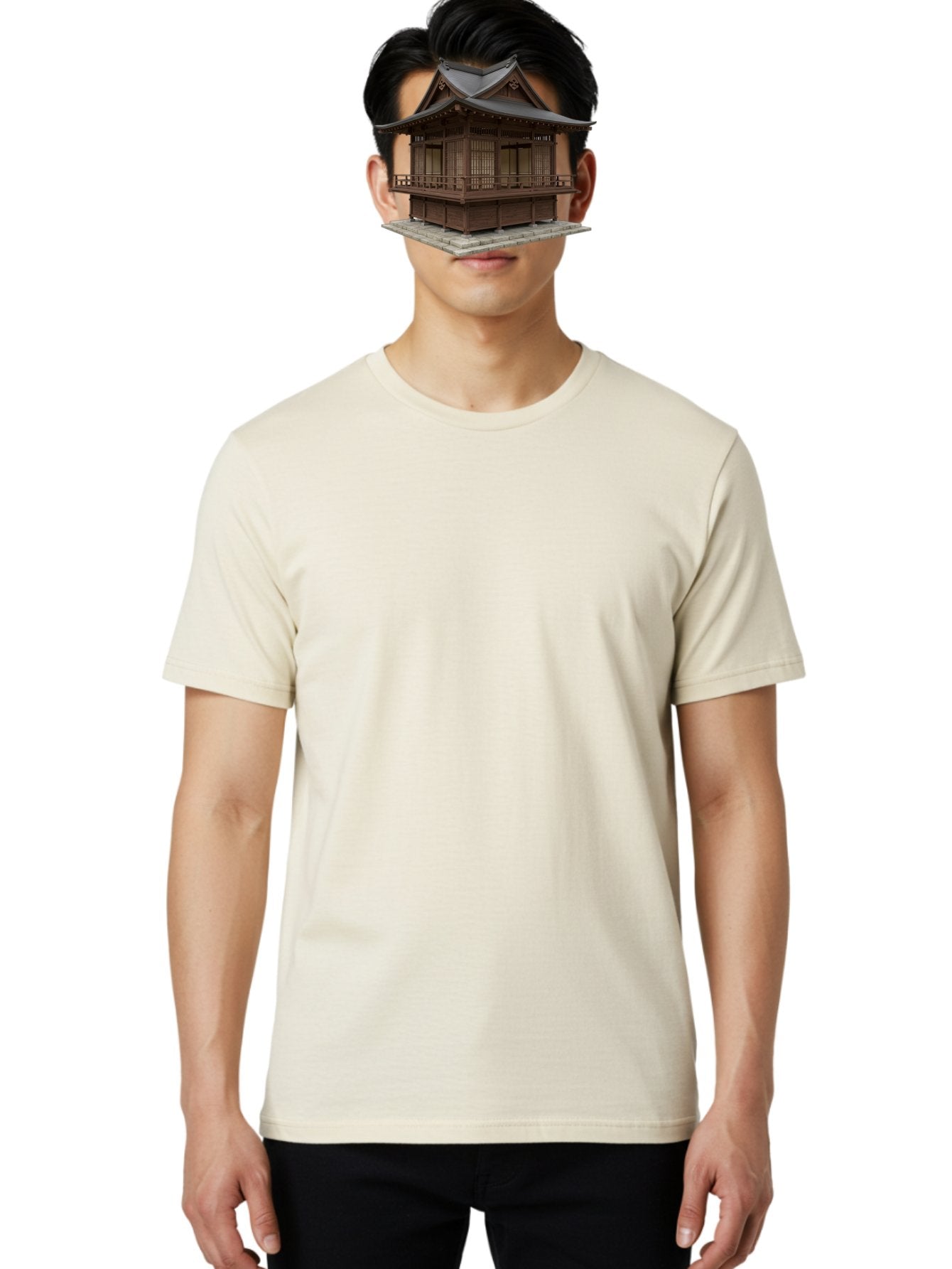 Traditional-Japanese-House Men'S Graphic Tee, 100% Cotton, Comfortable Casual Summer Wear, Machine Washable, Vintage Camera, Old Camera, Antique Camera, Black Camera, Classic Photography, Photography Equipment, Nostalgic Device, Film Camera, Bah277 23