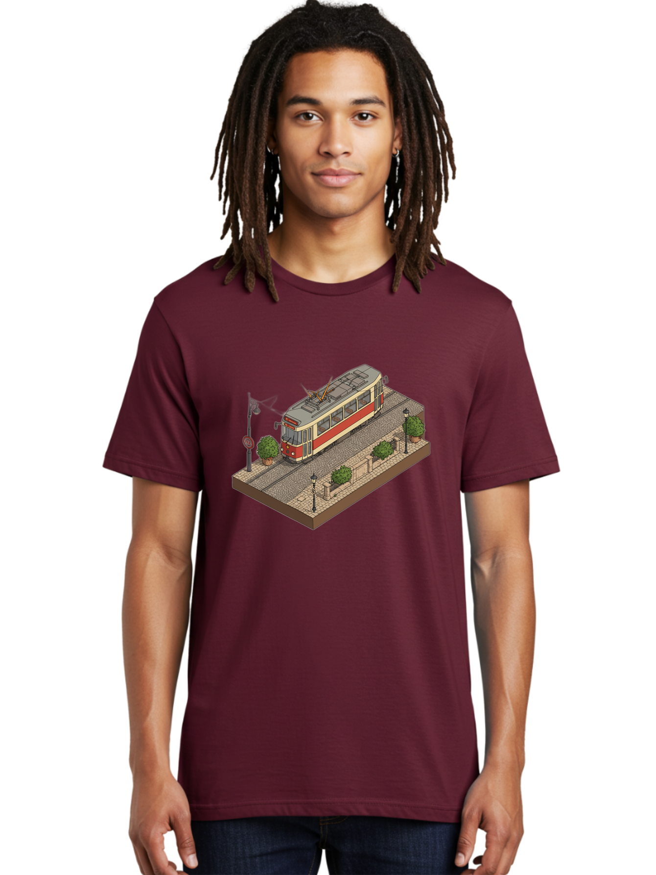 Tram Men'S Graphic Tee, 100% Cotton, Comfortable Casual Summer Wear, Machine Washable, Vintage Camera, Old Camera, Antique Camera, Black Camera, Classic Photography, Photography Equipment, Nostalgic Device, Film Camera, Camera Art Bah282 24