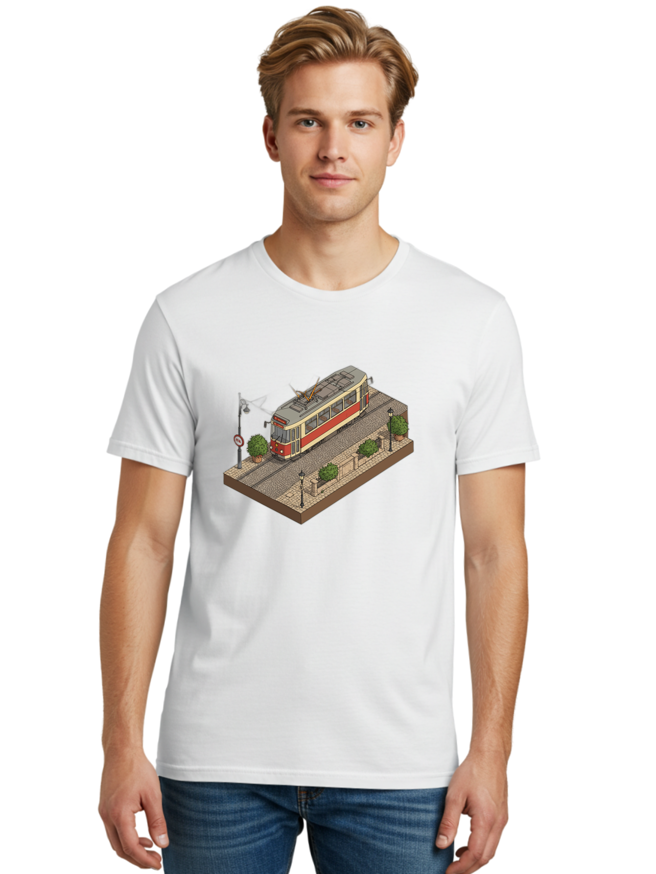Tram Men'S Graphic Tee, 100% Cotton, Comfortable Casual Summer Wear, Machine Washable, Vintage Camera, Old Camera, Antique Camera, Black Camera, Classic Photography, Photography Equipment, Nostalgic Device, Film Camera, Camera Art Bah282 30