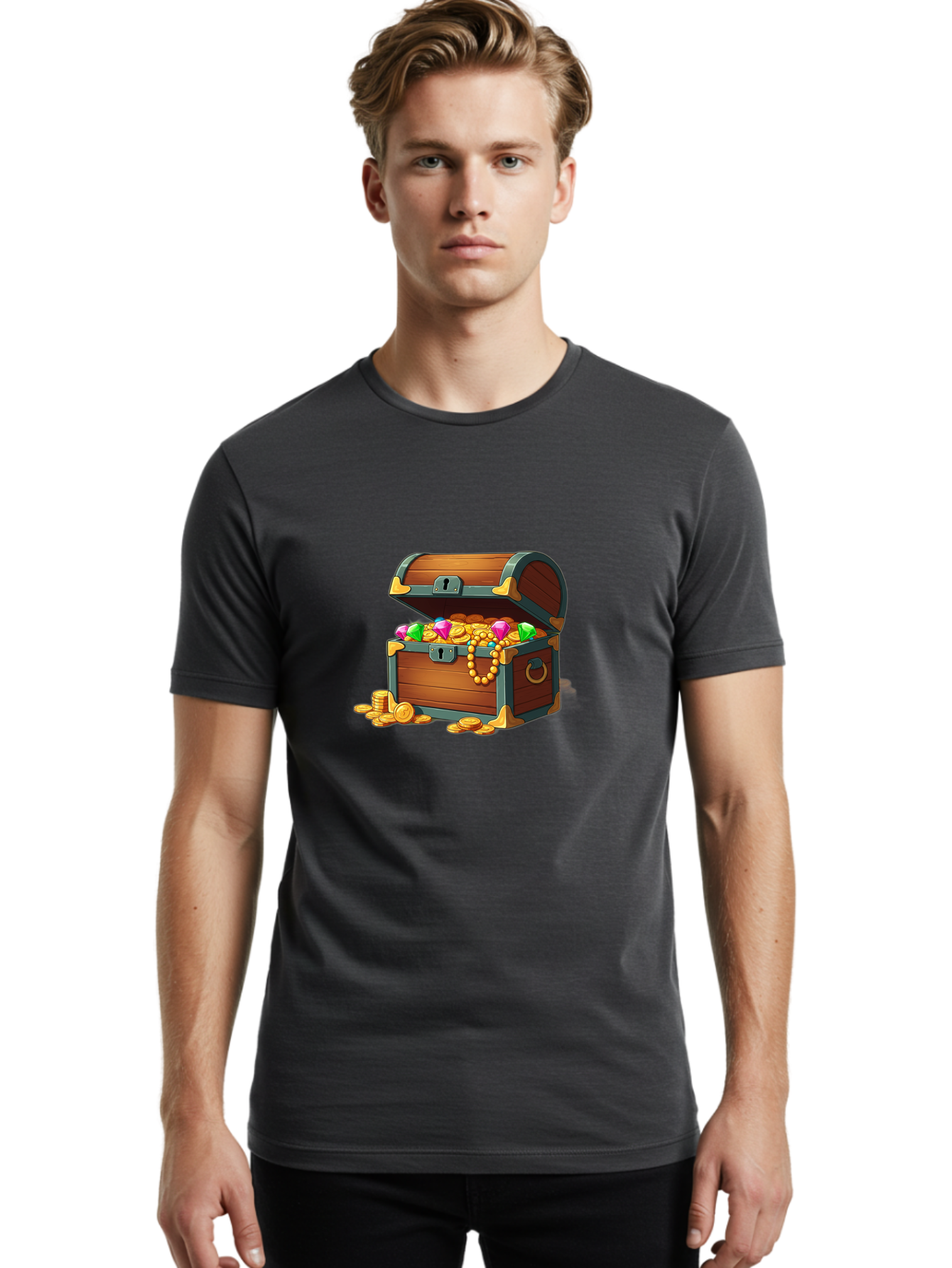 Treasure-Chest Men'S Graphic Tee, 100% Cotton, Comfortable Casual Summer Wear, Machine Washable, Vintage Camera, Old Camera, Antique Camera, Black Camera, Classic Photography, Photography Equipment, Nostalgic Device, Film Camera, Camera Art Bah284 27