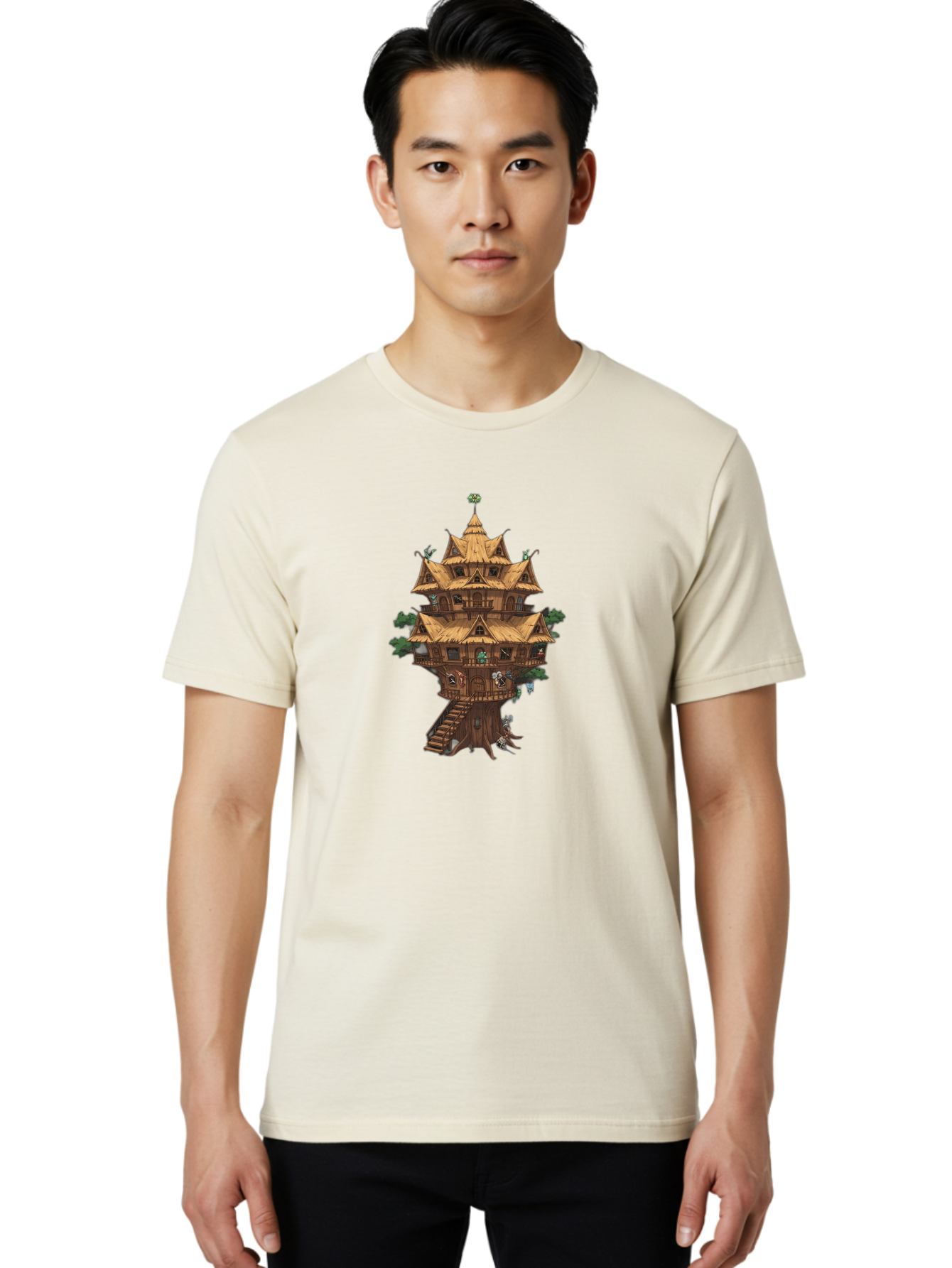 Treehouse Men'S Graphic Tee, 100% Cotton, Comfortable Casual Summer Wear, Machine Washable, Vintage Camera, Old Camera, Antique Camera, Black Camera, Classic Photography, Photography Equipment, Nostalgic Device, Film Camera, Camera Art Bah287 20
