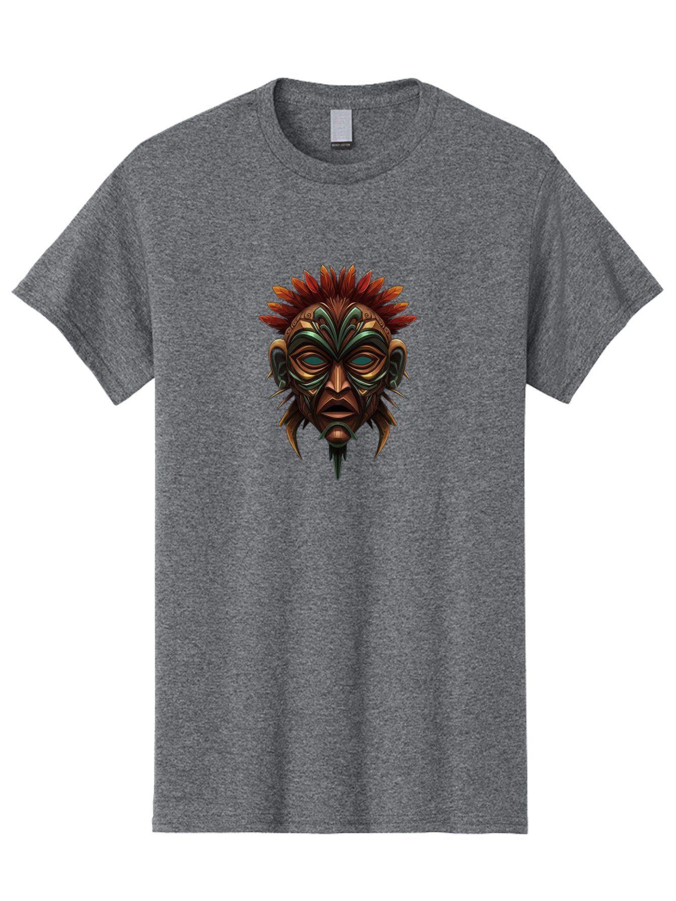 Tribal-Mask Men'S Graphic Tee, 100% Cotton, Comfortable Casual Summer Wear, Machine Washable, Vintage Camera, Old Camera, Antique Camera, Black Camera, Classic Photography, Photography Equipment, Nostalgic Device, Film Camera, Camera Art Bah288