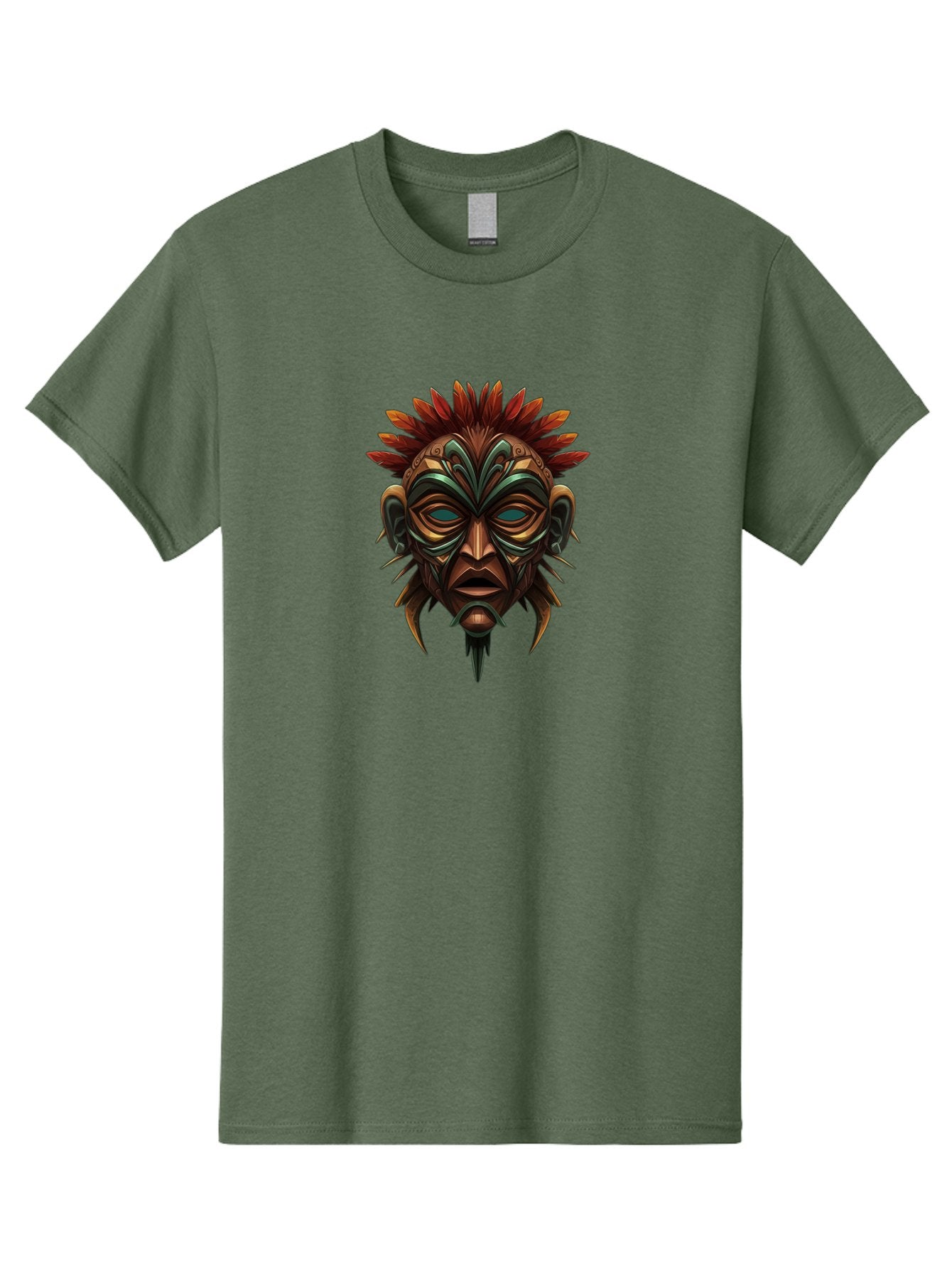 Tribal-Mask Men'S Graphic Tee, 100% Cotton, Comfortable Casual Summer Wear, Machine Washable, Vintage Camera, Old Camera, Antique Camera, Black Camera, Classic Photography, Photography Equipment, Nostalgic Device, Film Camera, Camera Art Bah288 8
