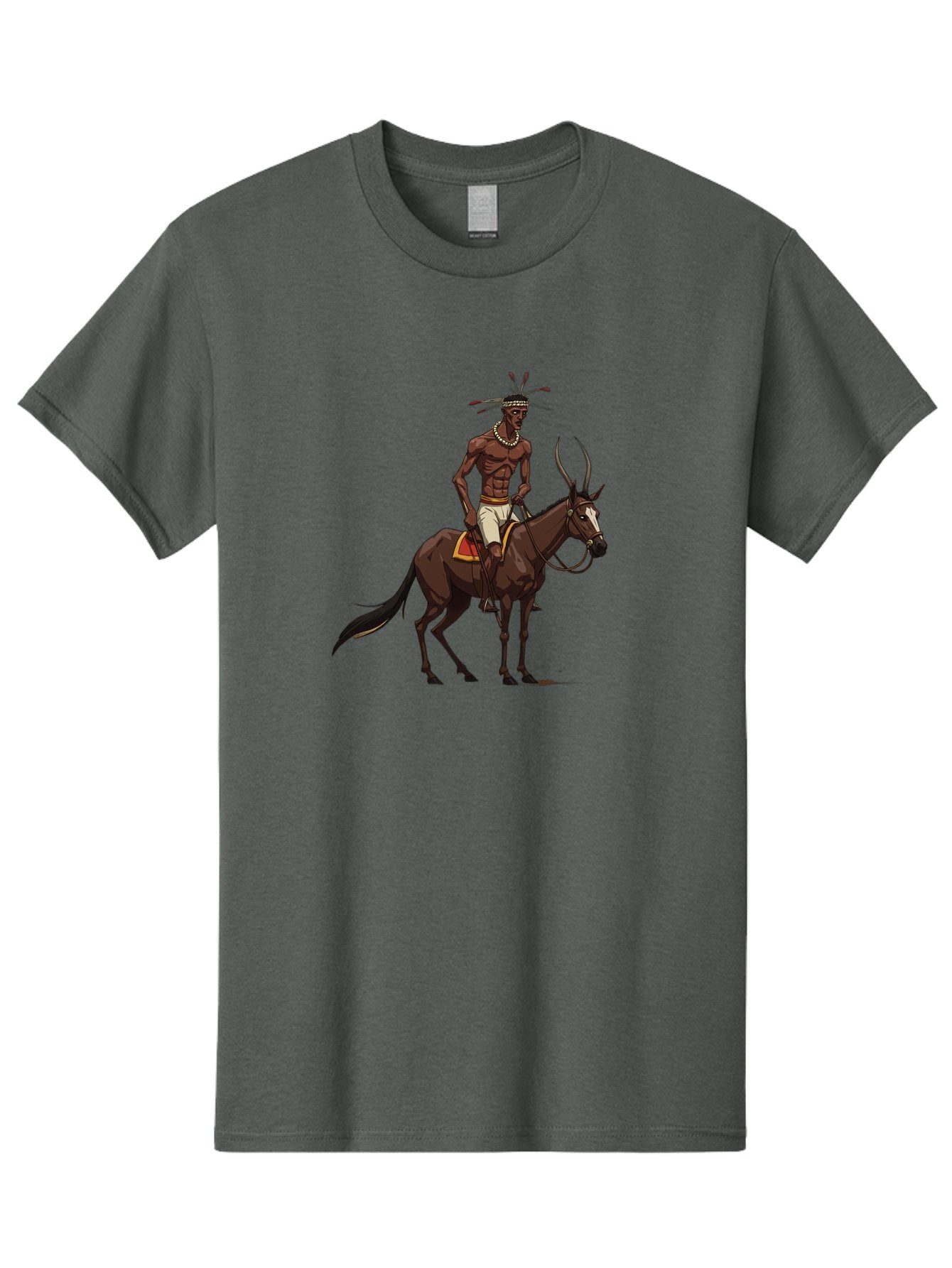 Tribal-Warrior-On-Horse Men'S Graphic Tee, 100% Cotton, Comfortable Casual Summer Wear, Machine Washable, Vintage Camera, Old Camera, Antique Camera, Black Camera, Classic Photography, Photography Equipment, Nostalgic Device, Film Camera, Bah290 14