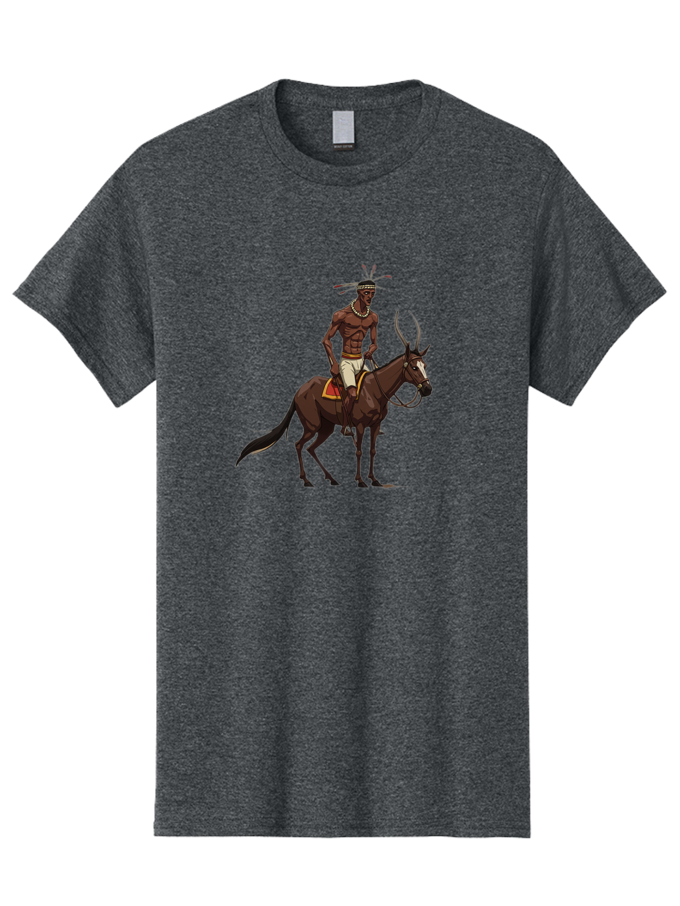 Tribal-Warrior-On-Horse Men'S Graphic Tee, 100% Cotton, Comfortable Casual Summer Wear, Machine Washable, Vintage Camera, Old Camera, Antique Camera, Black Camera, Classic Photography, Photography Equipment, Nostalgic Device, Film Camera, Bah290 7