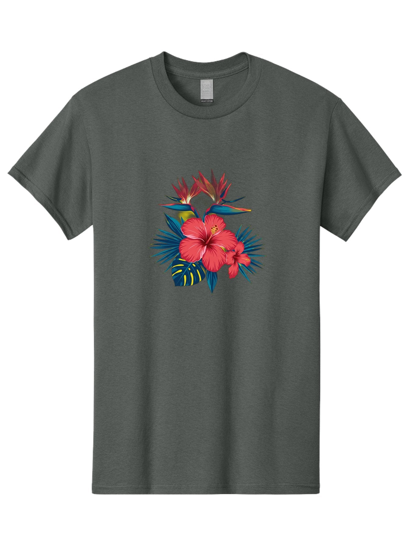 Tropical-Hibiscus Men'S Graphic Tee, 100% Cotton, Comfortable Casual Summer Wear, Machine Washable, Vintage Camera, Old Camera, Antique Camera, Black Camera, Classic Photography, Photography Equipment, Nostalgic Device, Film Camera, Camera Art Bah292 10