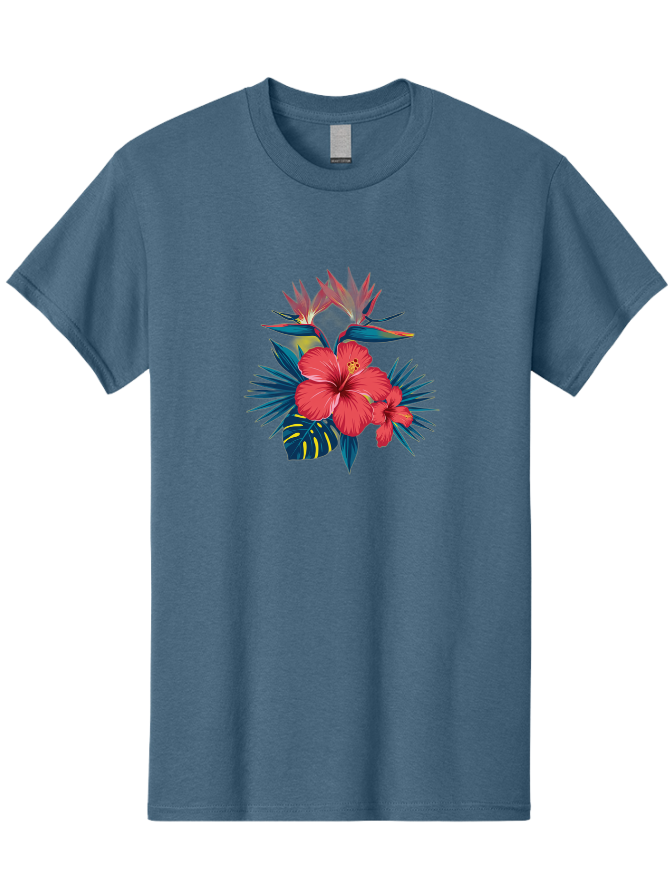 Tropical-Hibiscus Men'S Graphic Tee, 100% Cotton, Comfortable Casual Summer Wear, Machine Washable, Vintage Camera, Old Camera, Antique Camera, Black Camera, Classic Photography, Photography Equipment, Nostalgic Device, Film Camera, Camera Art Bah292
