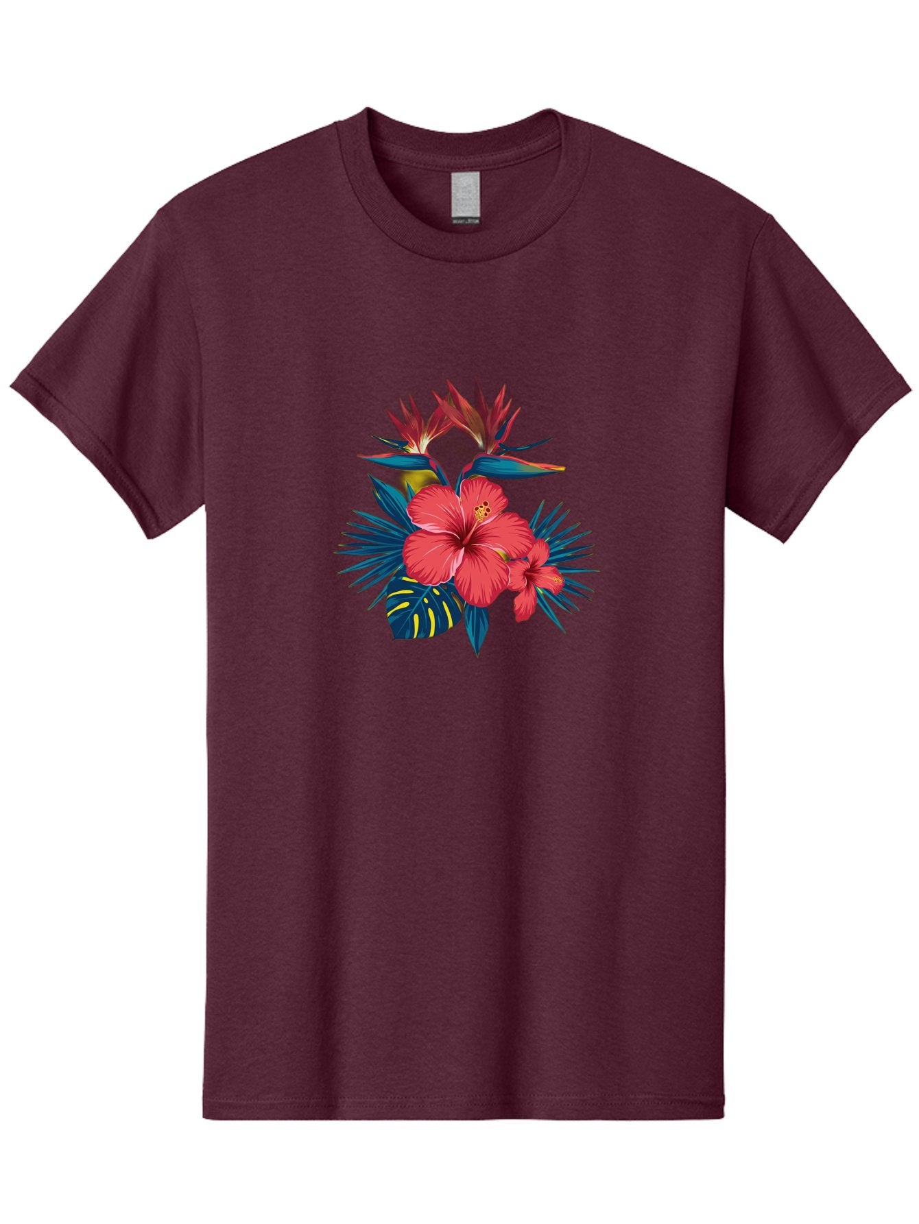 Tropical-Hibiscus Men'S Graphic Tee, 100% Cotton, Comfortable Casual Summer Wear, Machine Washable, Vintage Camera, Old Camera, Antique Camera, Black Camera, Classic Photography, Photography Equipment, Nostalgic Device, Film Camera, Camera Art Bah292