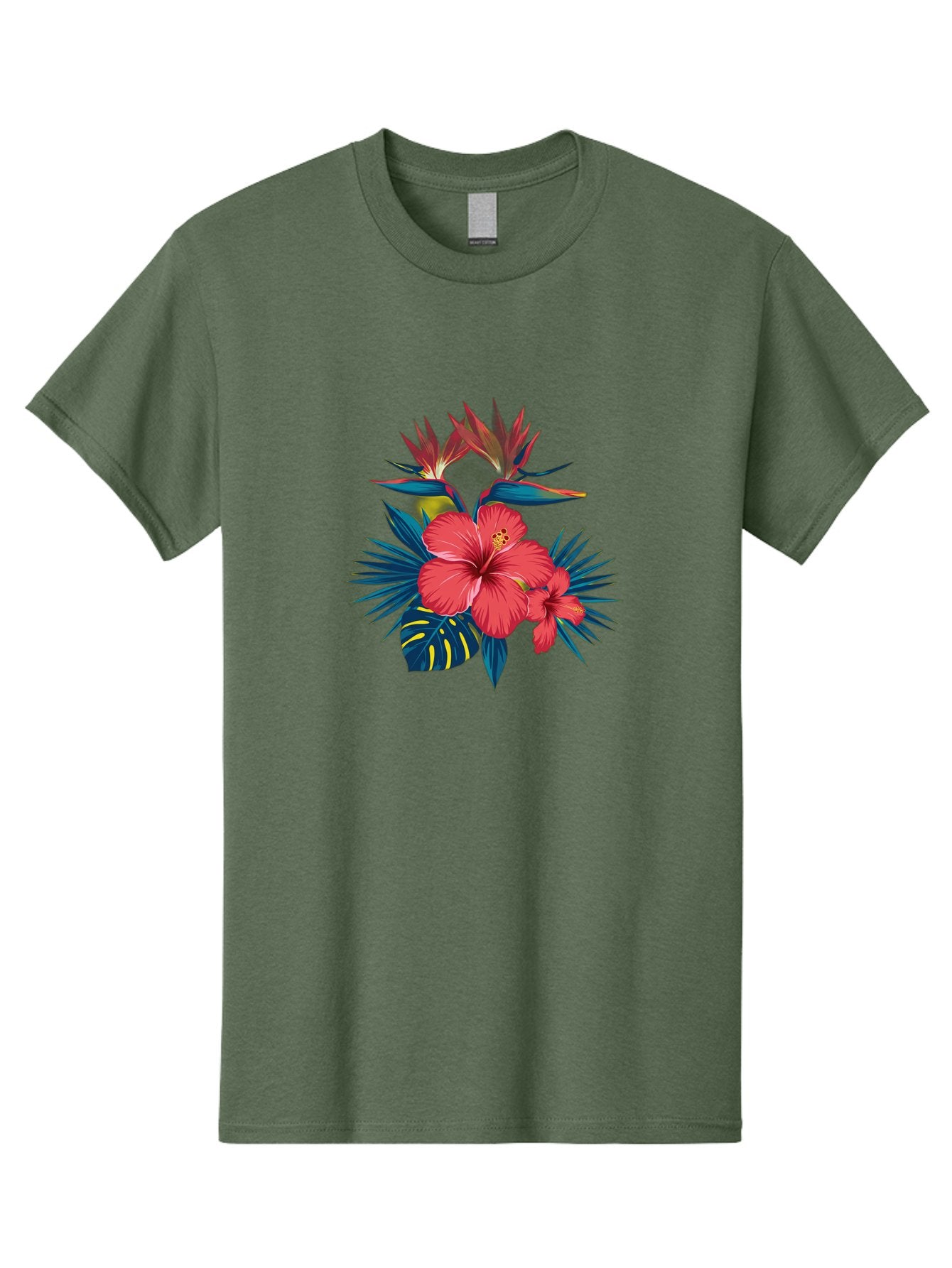 Tropical-Hibiscus Men'S Graphic Tee, 100% Cotton, Comfortable Casual Summer Wear, Machine Washable, Vintage Camera, Old Camera, Antique Camera, Black Camera, Classic Photography, Photography Equipment, Nostalgic Device, Film Camera, Camera Art Bah292 12