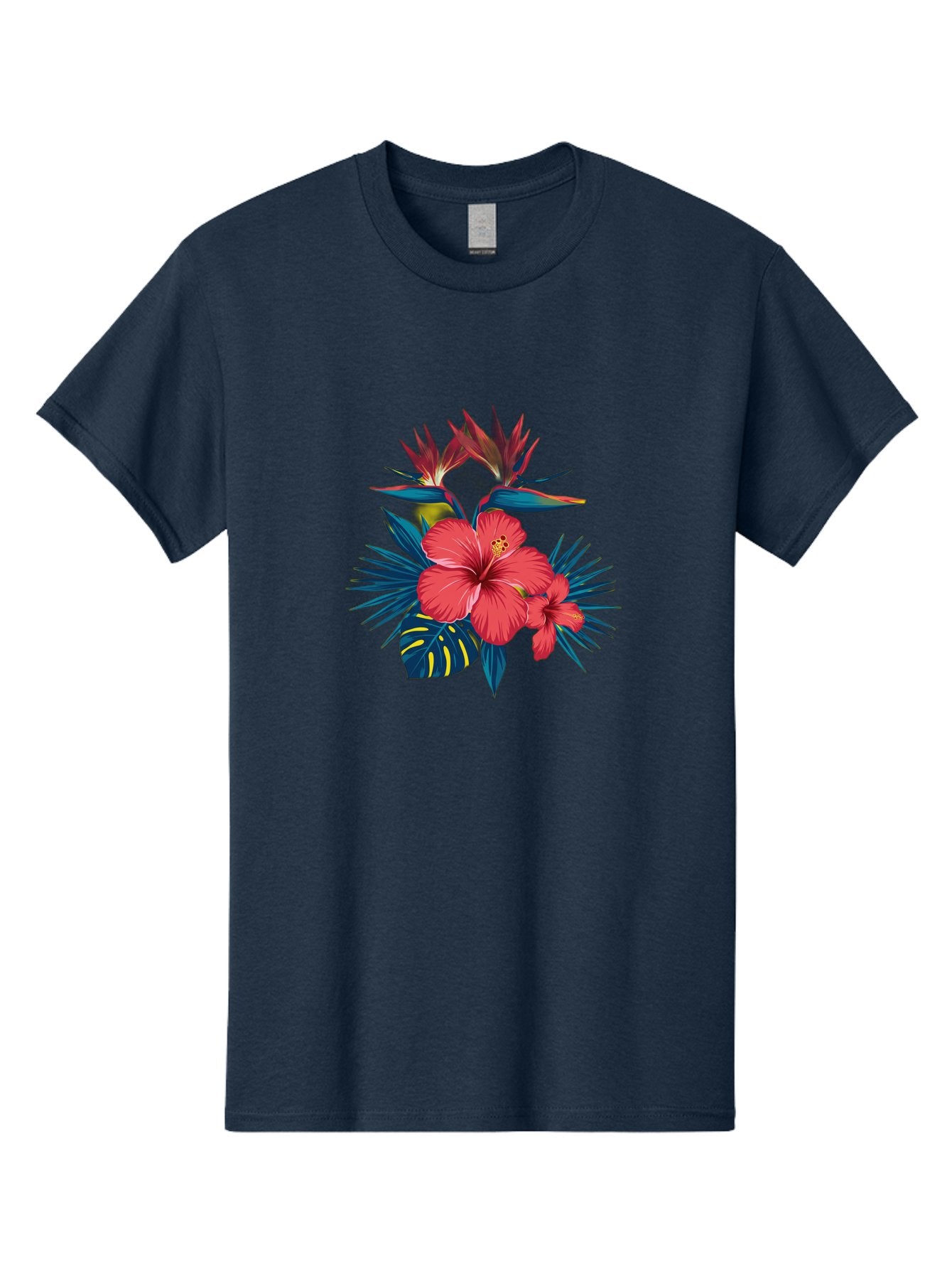 Tropical-Hibiscus Men'S Graphic Tee, 100% Cotton, Comfortable Casual Summer Wear, Machine Washable, Vintage Camera, Old Camera, Antique Camera, Black Camera, Classic Photography, Photography Equipment, Nostalgic Device, Film Camera, Camera Art Bah292 11