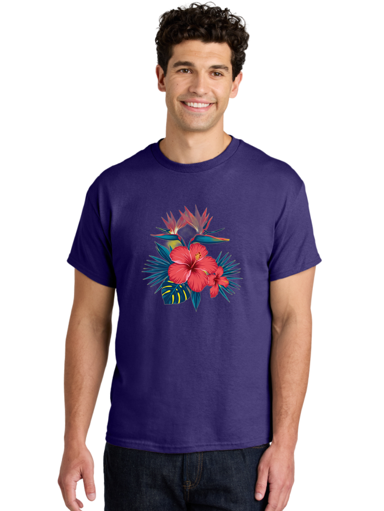 Tropical-Hibiscus Men'S Graphic Tee, 100% Cotton, Comfortable Casual Summer Wear, Machine Washable, Vintage Camera, Old Camera, Antique Camera, Black Camera, Classic Photography, Photography Equipment, Nostalgic Device, Film Camera, Camera Art Bah292 21