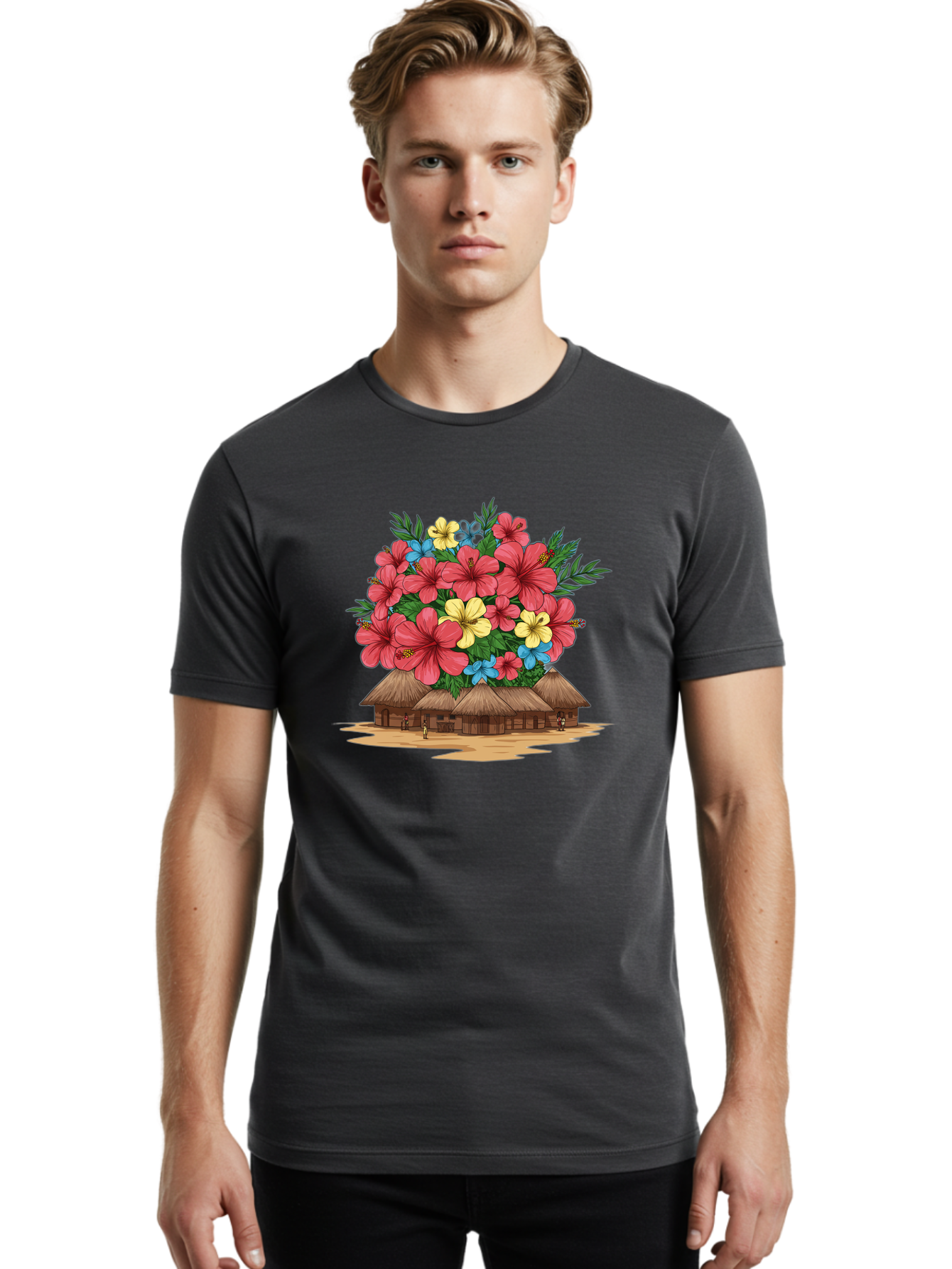 Tropical-Huts Men'S Graphic Tee, 100% Cotton, Comfortable Casual Summer Wear, Machine Washable, Vintage Camera, Old Camera, Antique Camera, Black Camera, Classic Photography, Photography Equipment, Nostalgic Device, Film Camera, Camera Art Bah293 20