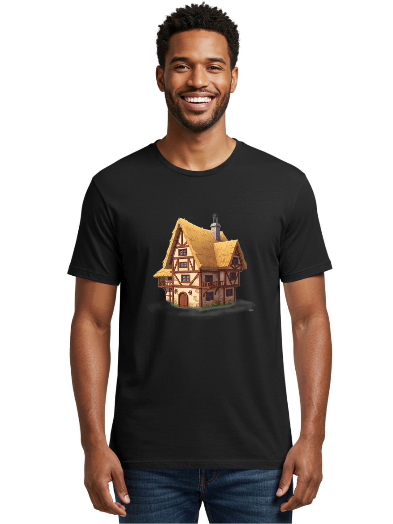 Tudor-Style-House Men'S Graphic Tee, 100% Cotton, Comfortable Casual Summer Wear, Machine Washable, Vintage Camera, Old Camera, Antique Camera, Black Camera, Classic Photography, Photography Equipment, Nostalgic Device, Film Camera, Camera Art Bah295 28