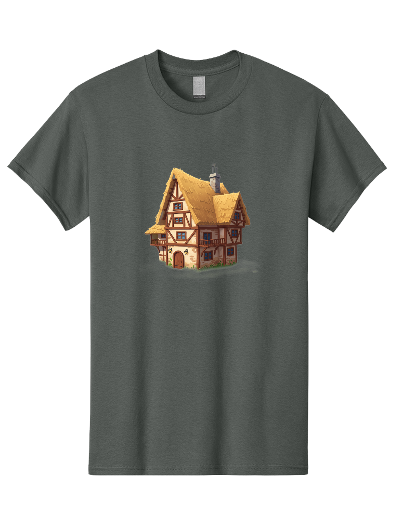 Tudor-Style-House Men'S Graphic Tee, 100% Cotton, Comfortable Casual Summer Wear, Machine Washable, Vintage Camera, Old Camera, Antique Camera, Black Camera, Classic Photography, Photography Equipment, Nostalgic Device, Film Camera, Camera Art Bah295 3