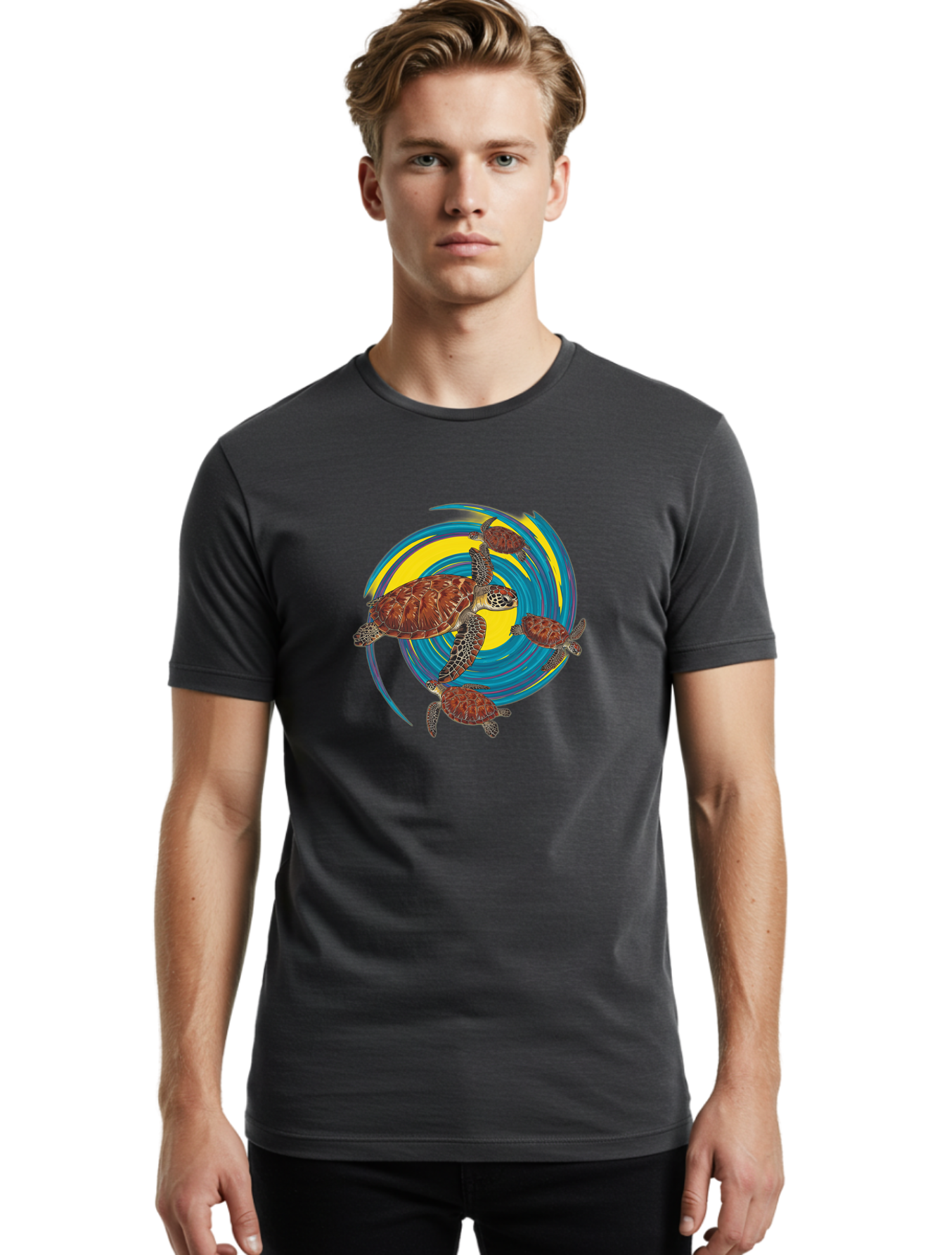 Turtles Men'S Graphic Tee, 100% Cotton, Comfortable Casual Summer Wear, Machine Washable, Vintage Camera, Old Camera, Antique Camera, Black Camera, Classic Photography, Photography Equipment, Nostalgic Device, Film Camera, Camera Art Bah296 22