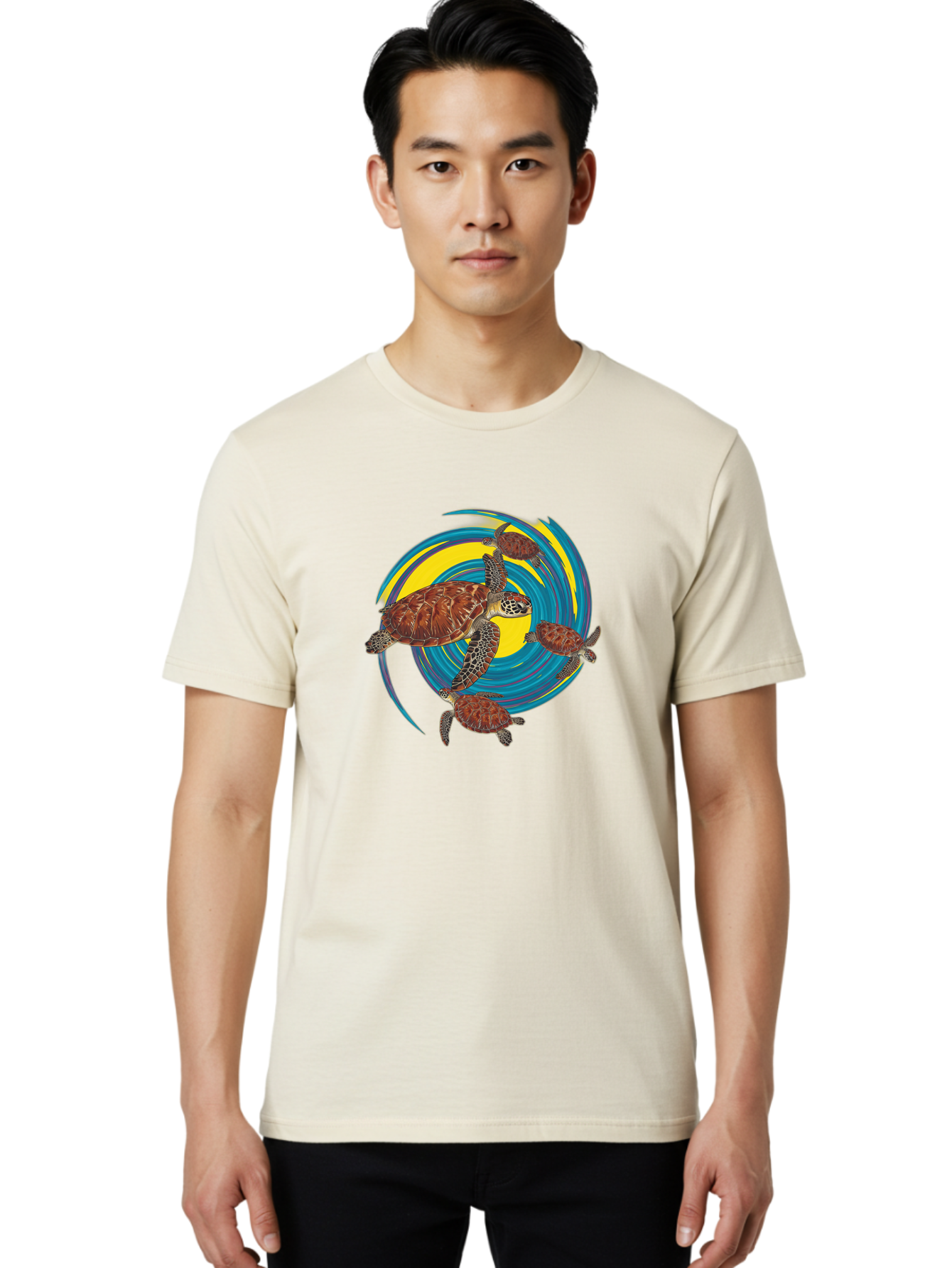 Turtles Men'S Graphic Tee, 100% Cotton, Comfortable Casual Summer Wear, Machine Washable, Vintage Camera, Old Camera, Antique Camera, Black Camera, Classic Photography, Photography Equipment, Nostalgic Device, Film Camera, Camera Art Bah296 21