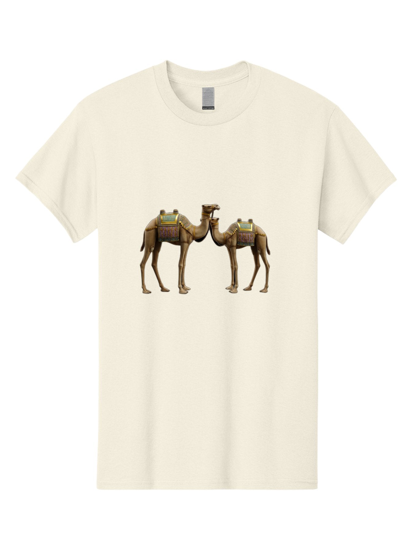 Two-Camels-1 Men'S Graphic Tee, 100% Cotton, Comfortable Casual Summer Wear, Machine Washable, Vintage Camera, Old Camera, Antique Camera, Black Camera, Classic Photography, Photography Equipment, Nostalgic Device, Film Camera, Camera Art Bah300 13
