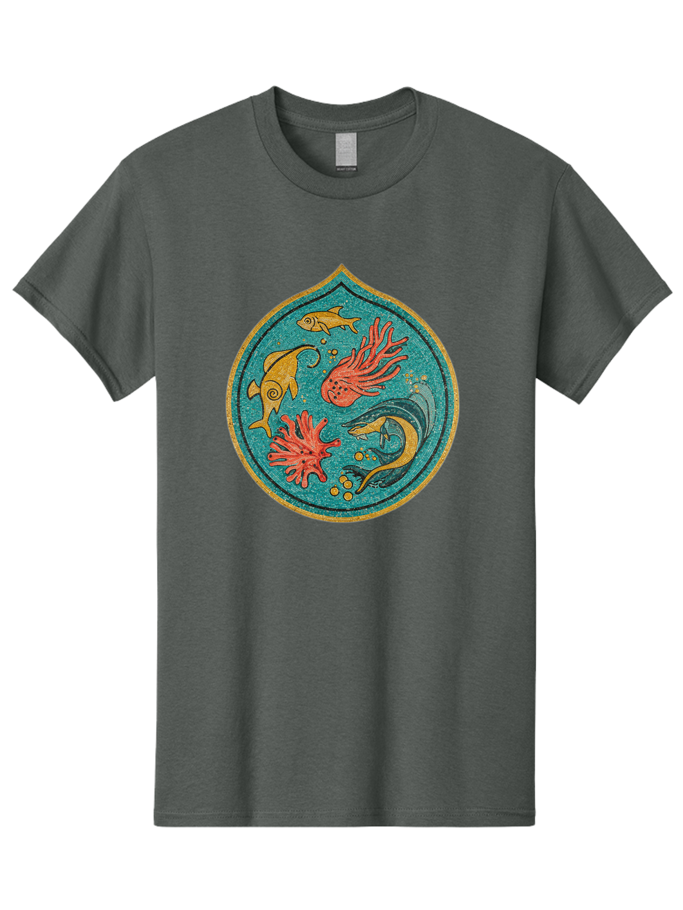 Underwater-Scene Men'S Graphic Tee, 100% Cotton, Comfortable Casual Summer Wear, Machine Washable, Vintage Camera, Old Camera, Antique Camera, Black Camera, Classic Photography, Photography Equipment, Nostalgic Device, Film Camera, Camera Art Bah306