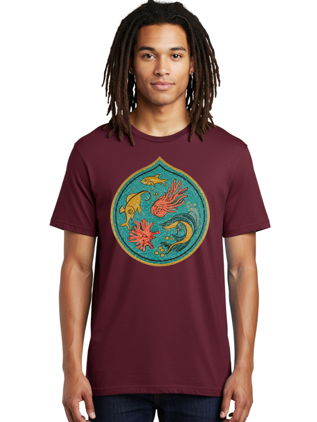 Underwater-Scene Men'S Graphic Tee, 100% Cotton, Comfortable Casual Summer Wear, Machine Washable, Vintage Camera, Old Camera, Antique Camera, Black Camera, Classic Photography, Photography Equipment, Nostalgic Device, Film Camera, Camera Art Bah306 28