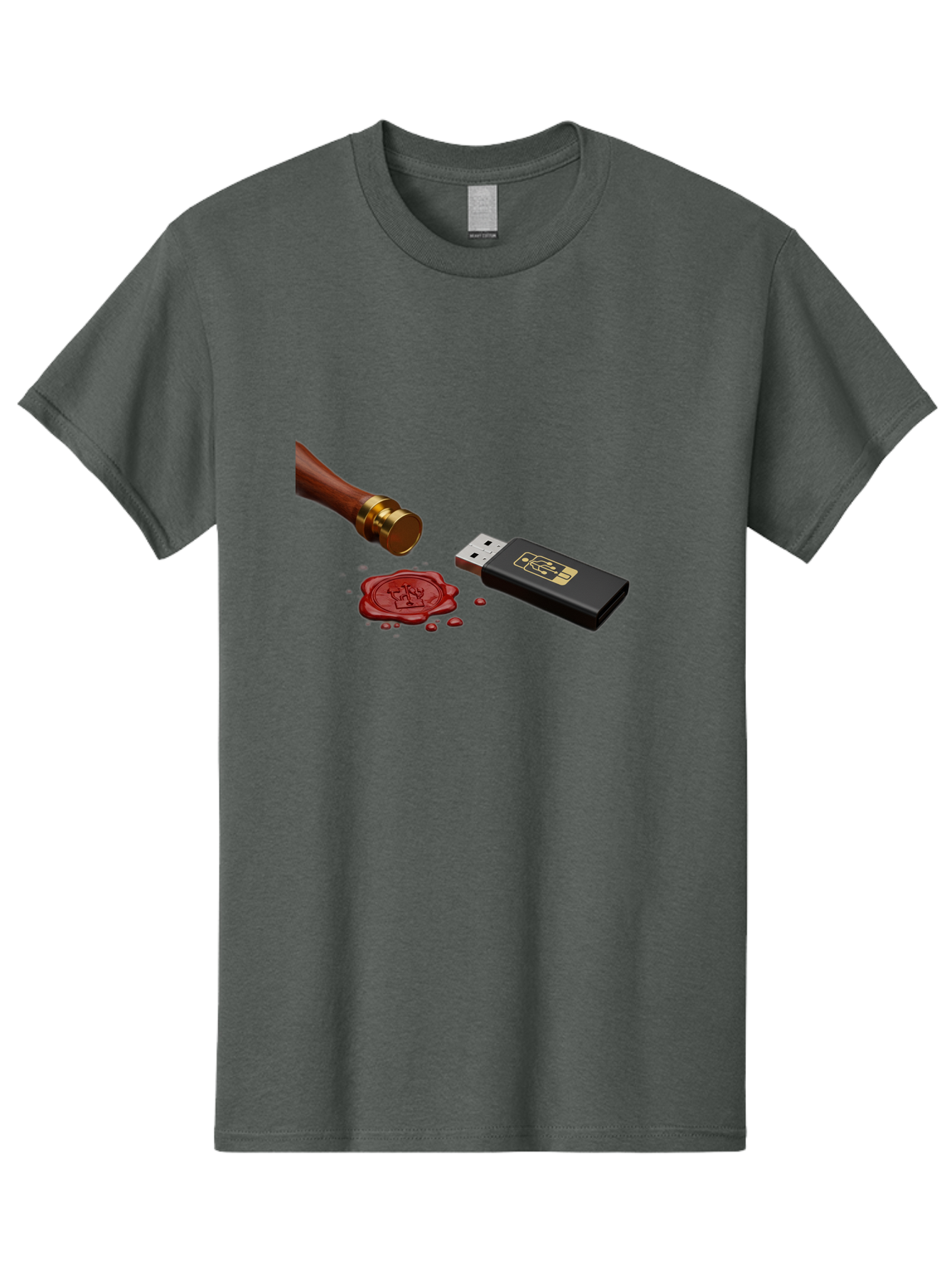 Usb-With-Seal Men'S Graphic Tee, 100% Cotton, Comfortable Casual Summer Wear, Machine Washable, Vintage Camera, Old Camera, Antique Camera, Black Camera, Classic Photography, Photography Equipment, Nostalgic Device, Film Camera, Camera Art Bah308 9