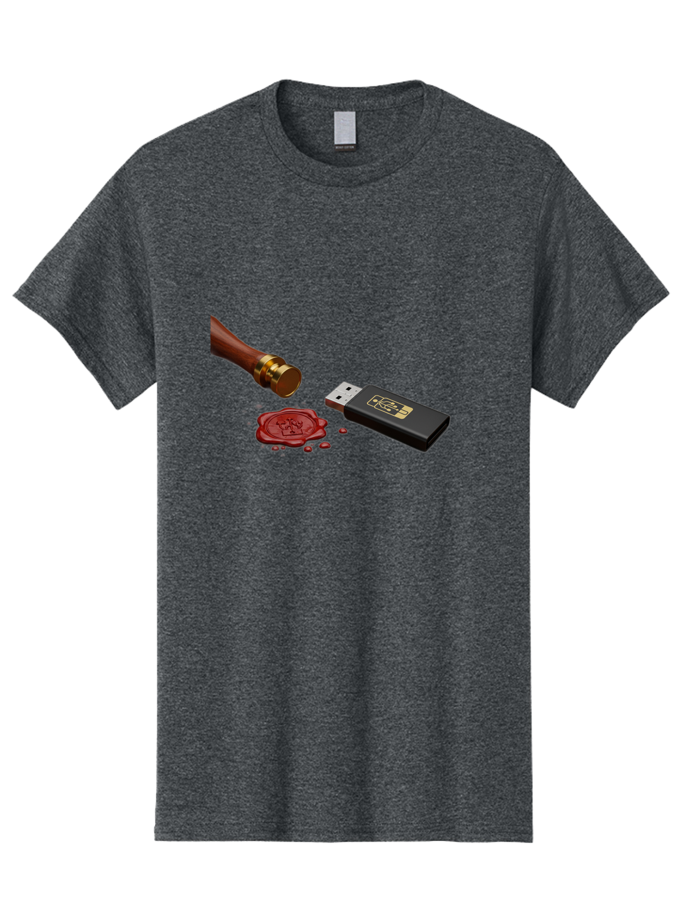 Usb-With-Seal Men'S Graphic Tee, 100% Cotton, Comfortable Casual Summer Wear, Machine Washable, Vintage Camera, Old Camera, Antique Camera, Black Camera, Classic Photography, Photography Equipment, Nostalgic Device, Film Camera, Camera Art Bah308 4
