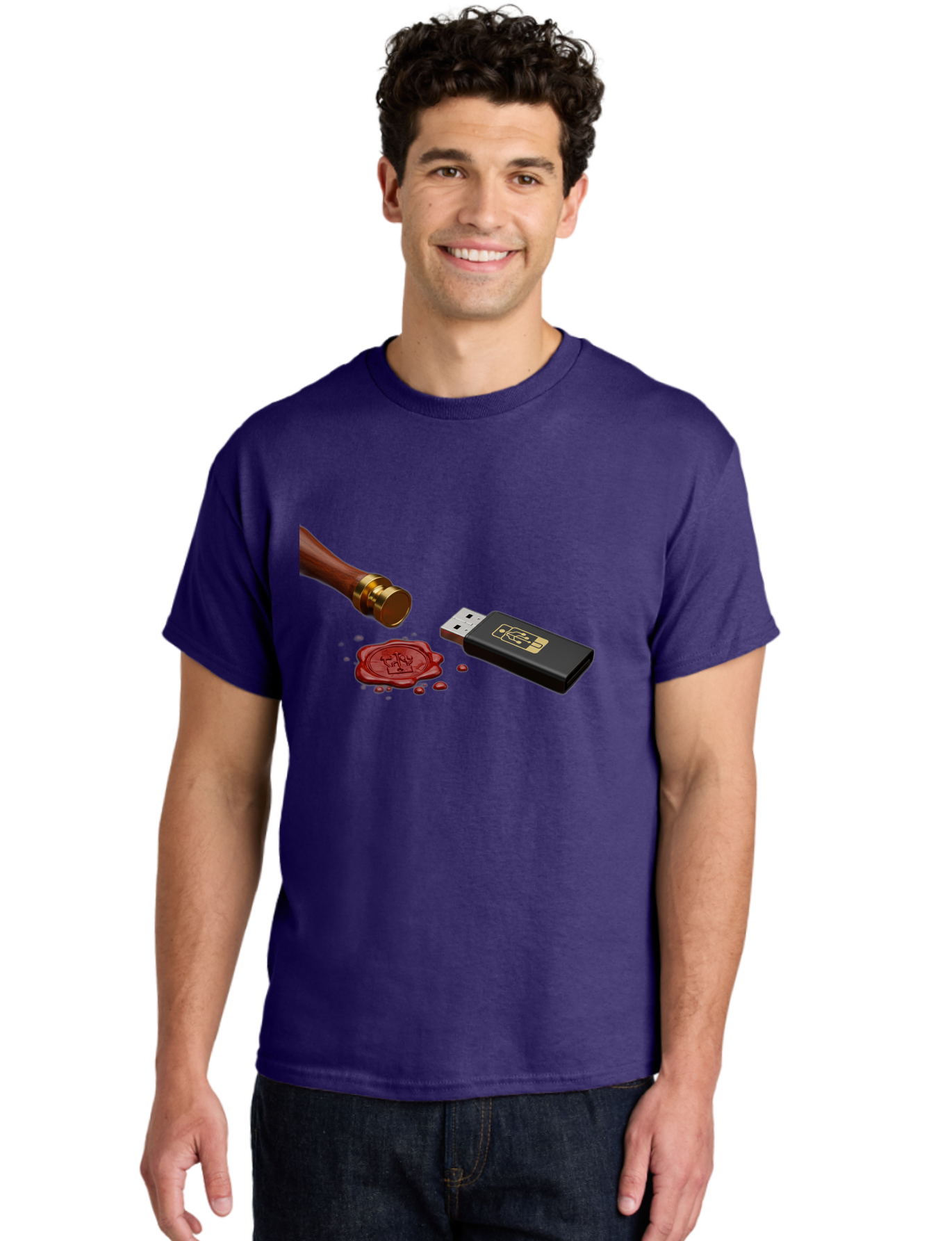 Usb-With-Seal Men'S Graphic Tee, 100% Cotton, Comfortable Casual Summer Wear, Machine Washable, Vintage Camera, Old Camera, Antique Camera, Black Camera, Classic Photography, Photography Equipment, Nostalgic Device, Film Camera, Camera Art Bah308 21