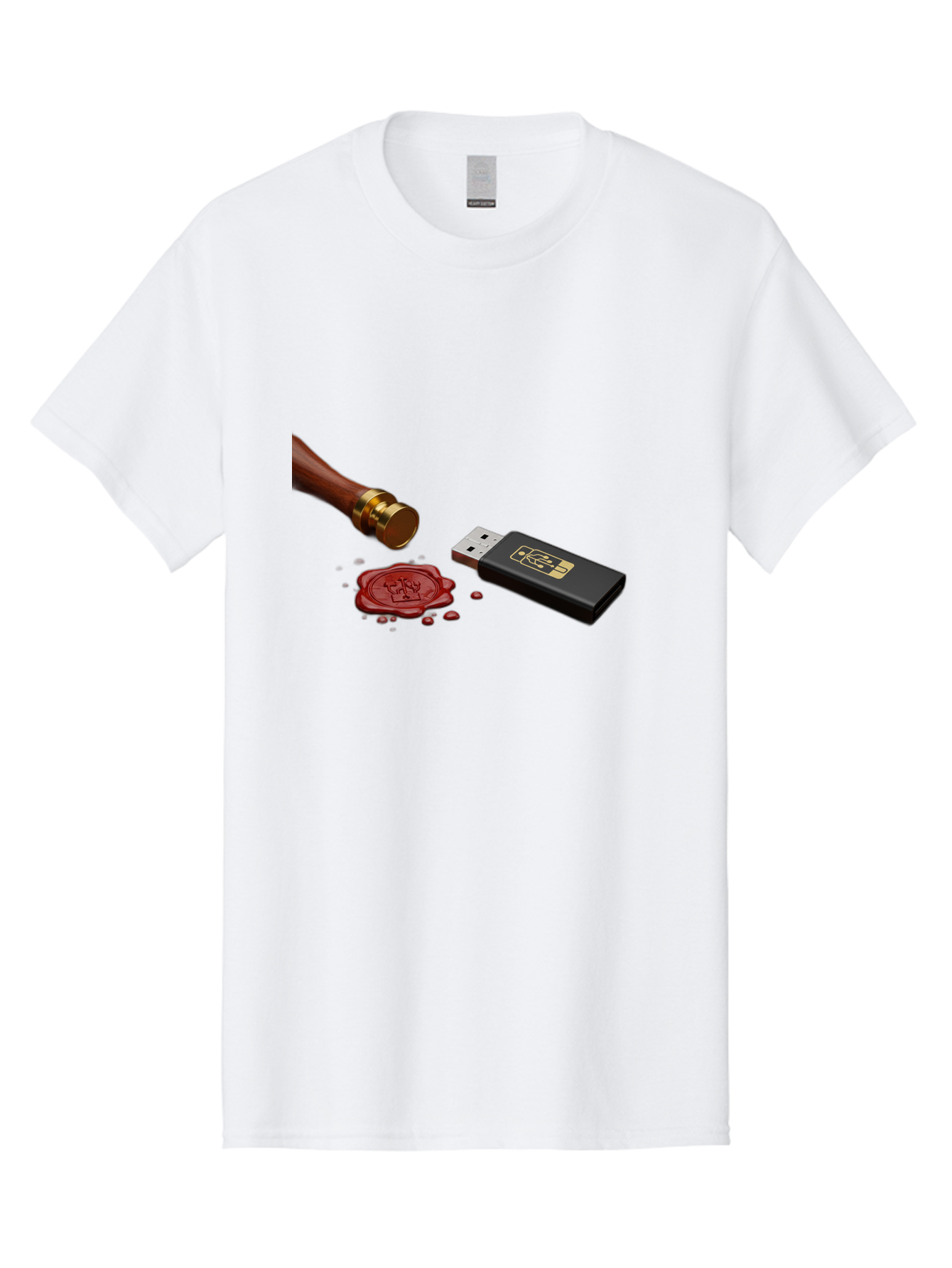 Usb-With-Seal Men'S Graphic Tee, 100% Cotton, Comfortable Casual Summer Wear, Machine Washable, Vintage Camera, Old Camera, Antique Camera, Black Camera, Classic Photography, Photography Equipment, Nostalgic Device, Film Camera, Camera Art Bah308 5